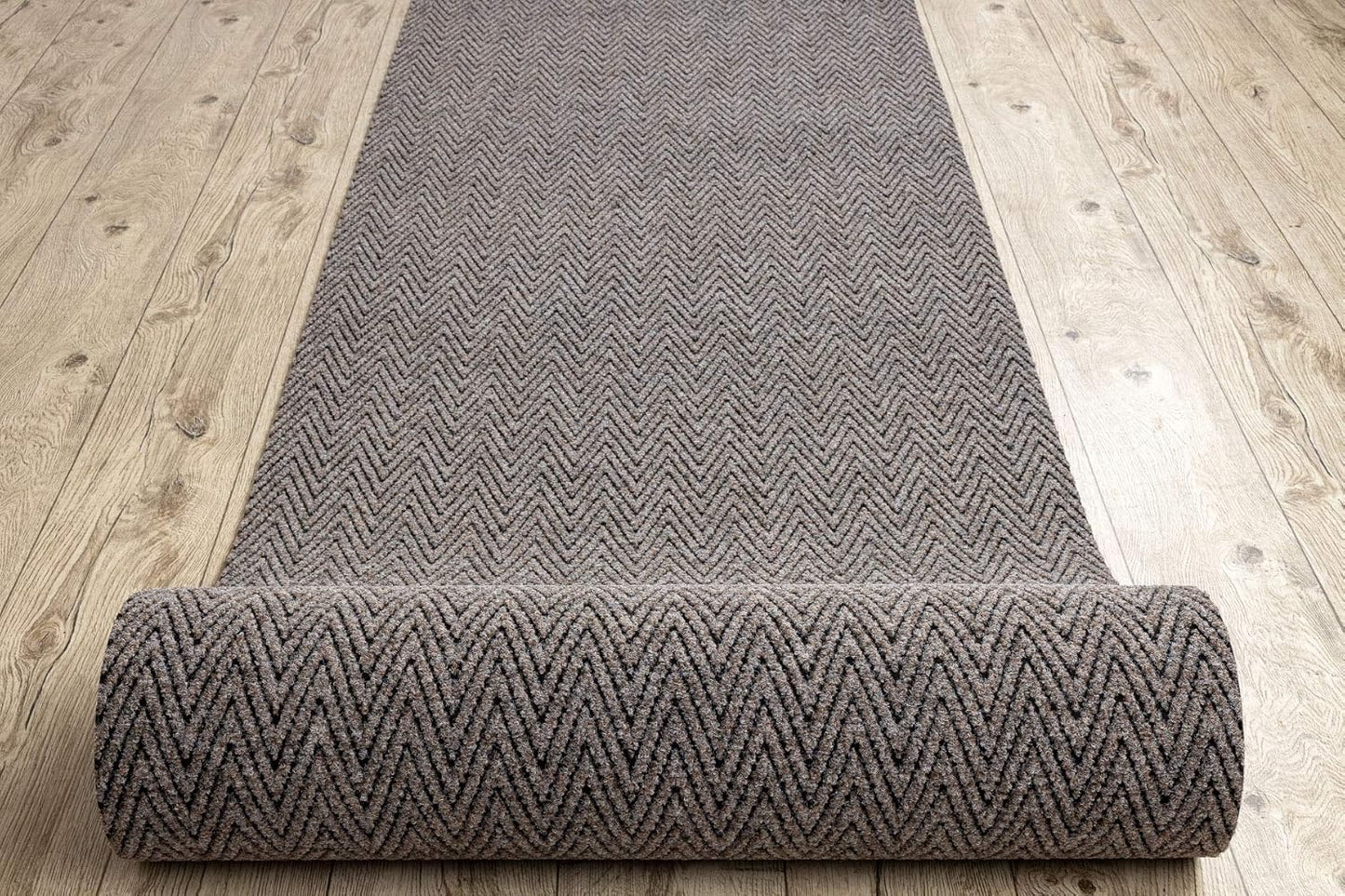 Rutschfeste Fussmatte, 100 x 440 cm Magnus Beige