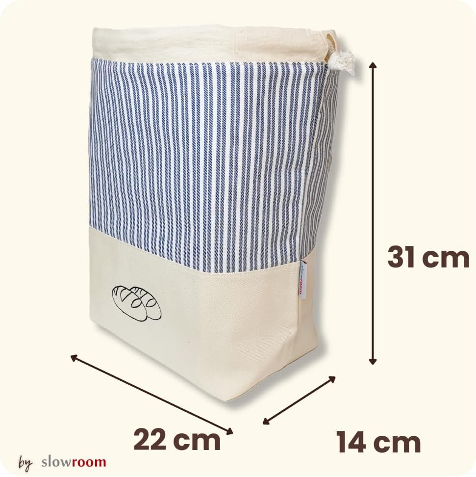 Brotbeutel, 3 in 1 Blau