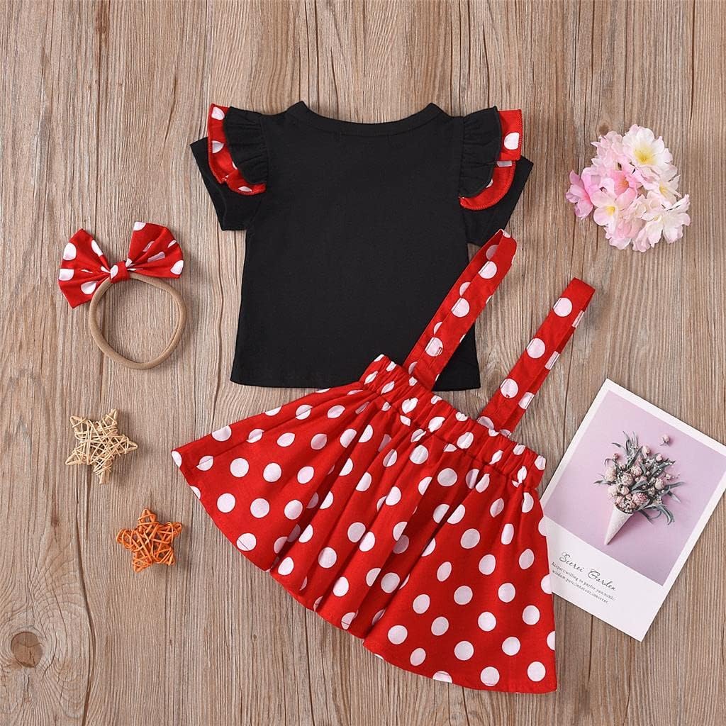 Minnie Mouse Kostüm-Set, Rot 3-6 Monate
