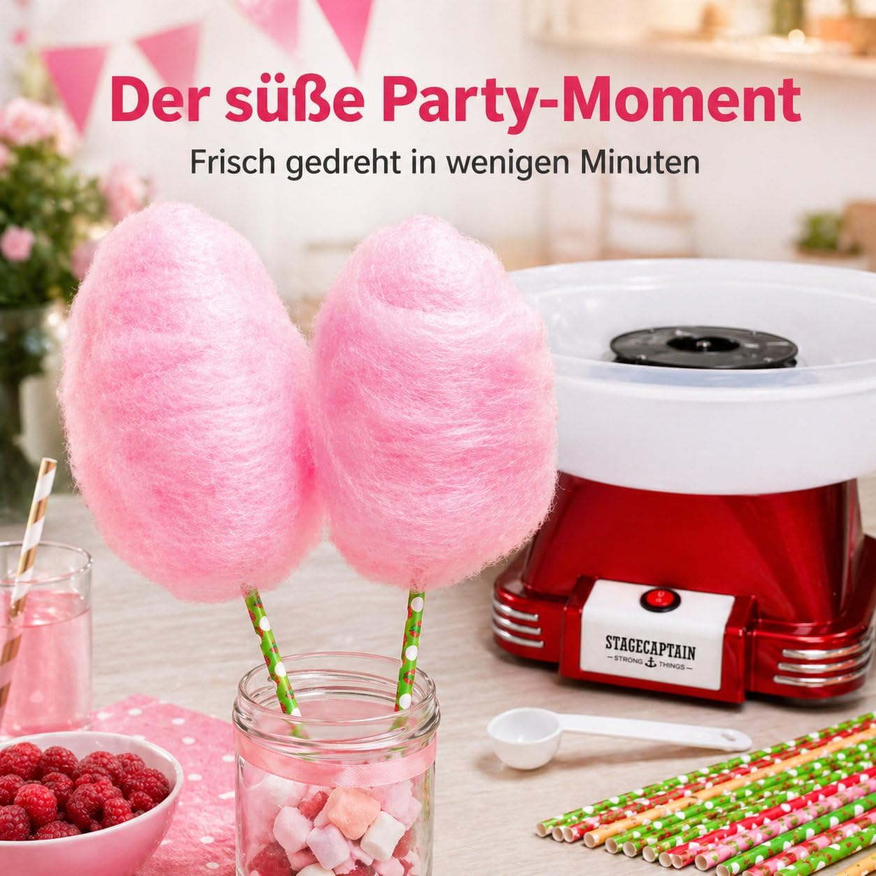 Zuckerwattemaschine CFM-500 MKII für Partyspass