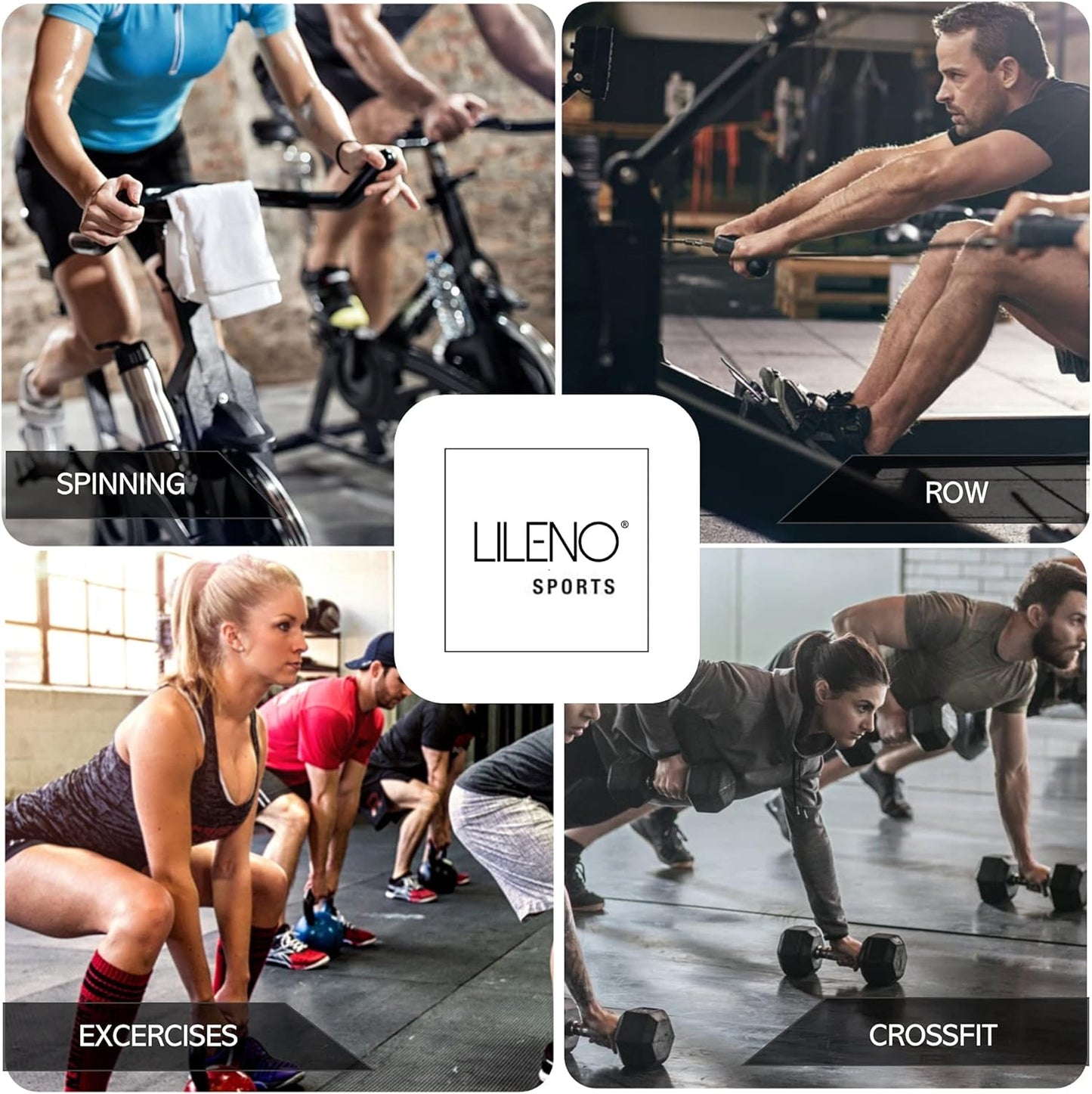 Bodenunterlagematte für Fitnessgeräte, 60 x 120 cm