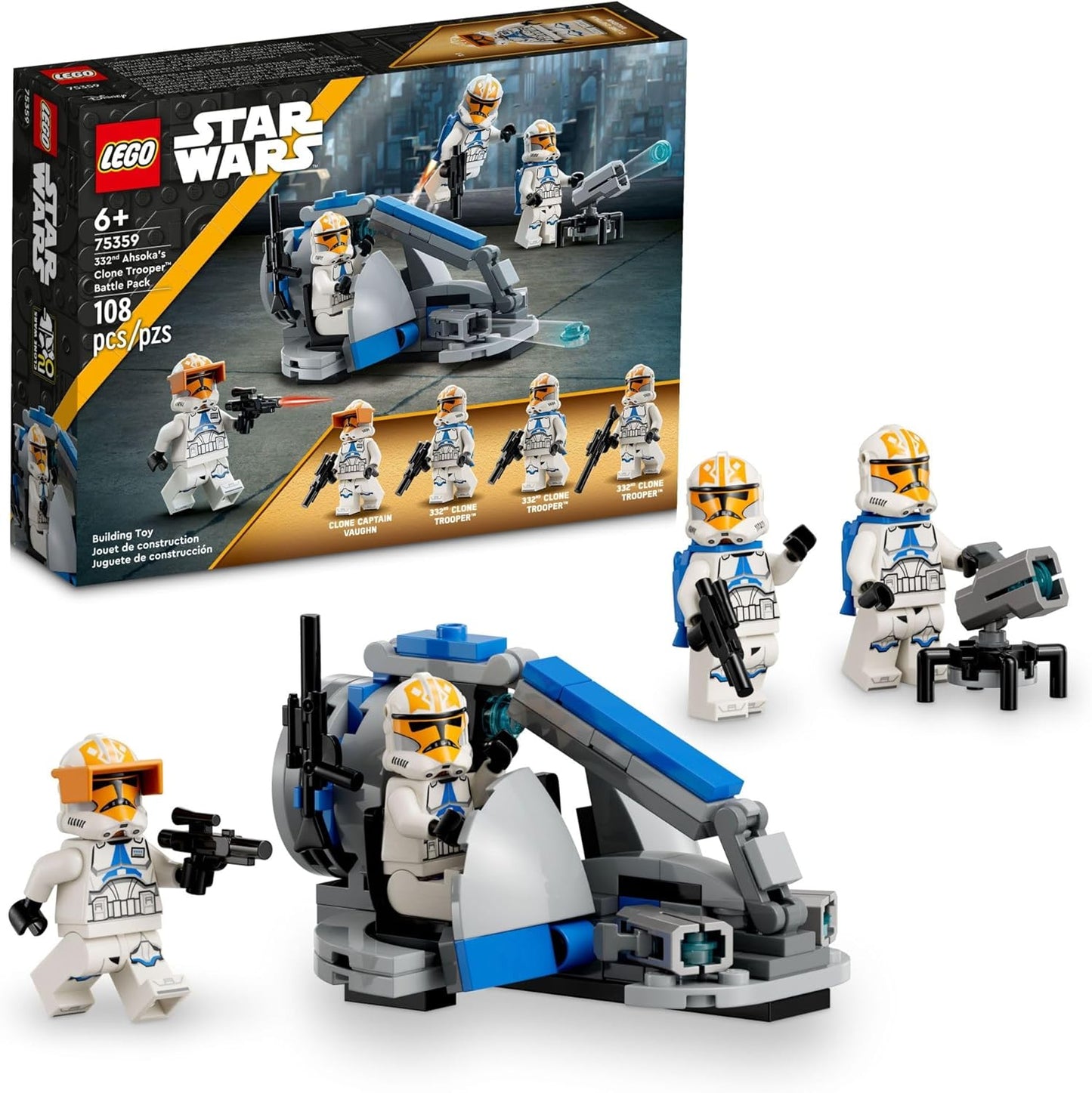 Star Wars: 332nd Ahsoka's Clone Trooper Battle Pack (75359)
