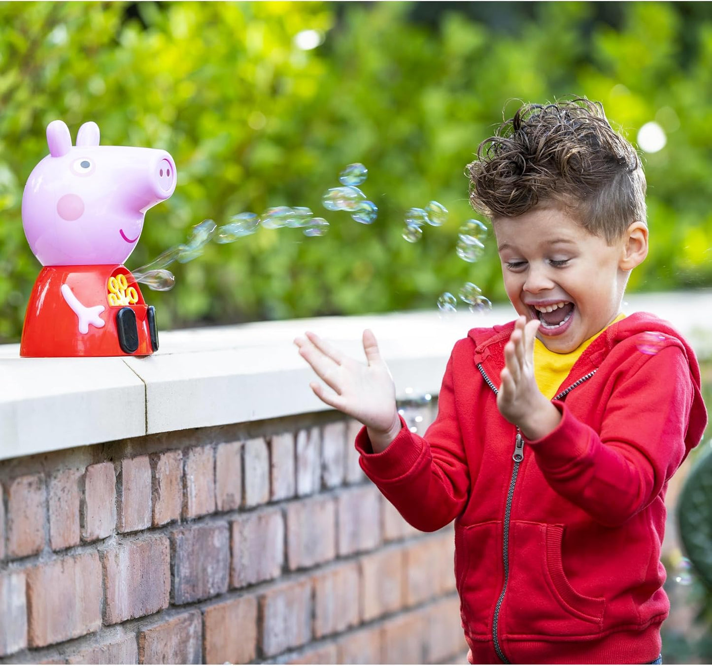 Peppa Pig Seifenblasenmaschine mit Seifenblasenlösung, Neue Maschine