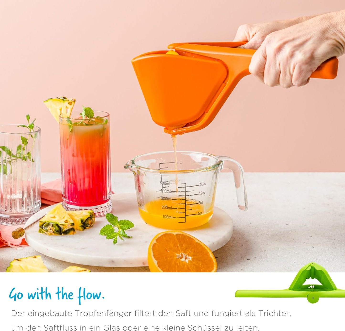 Zitruspresse für Zitronen & Limetten, Zitronengelb