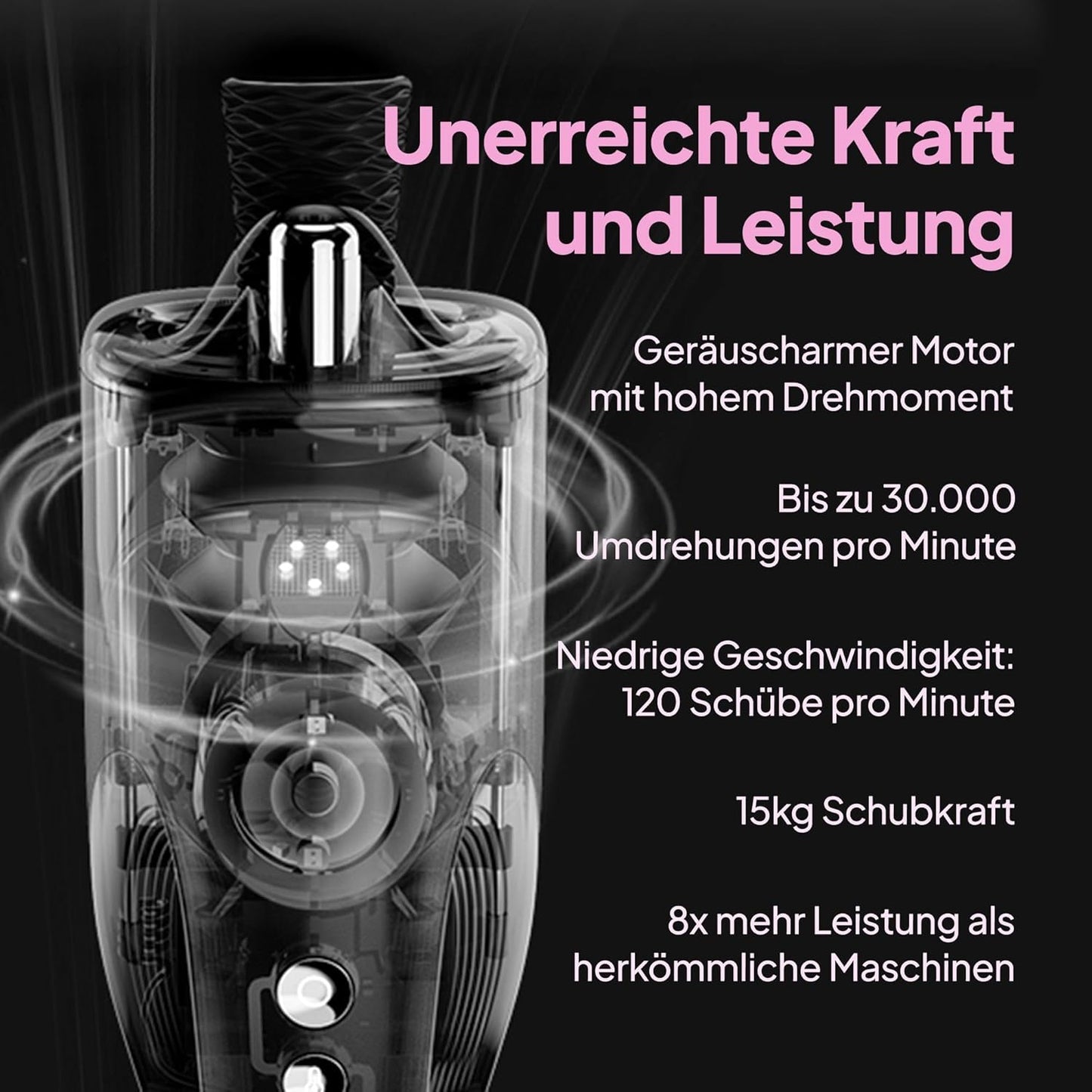 G1 PRO Automatische Handheld Sexmaschine mit Stossfunktion
