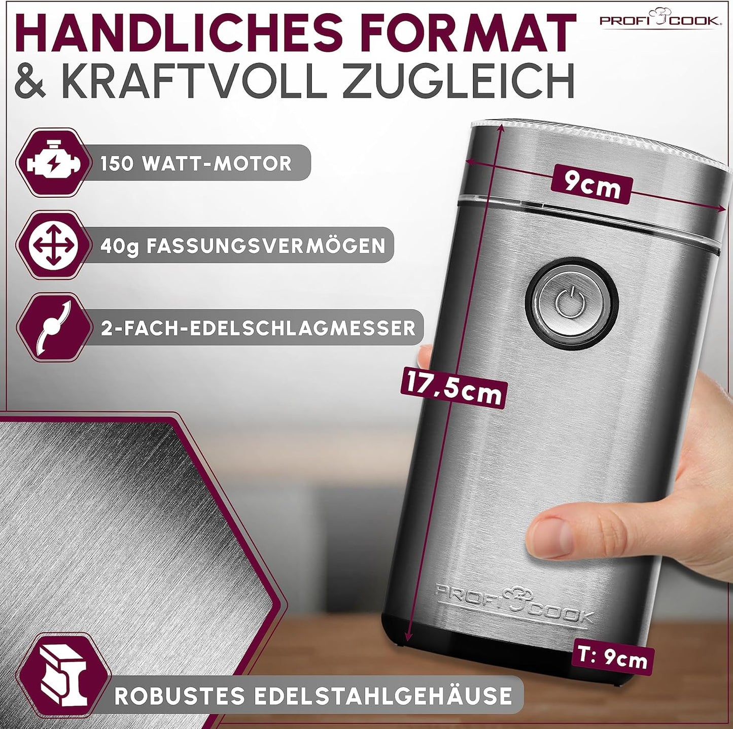 Kaffeemühle PC KSW 1216