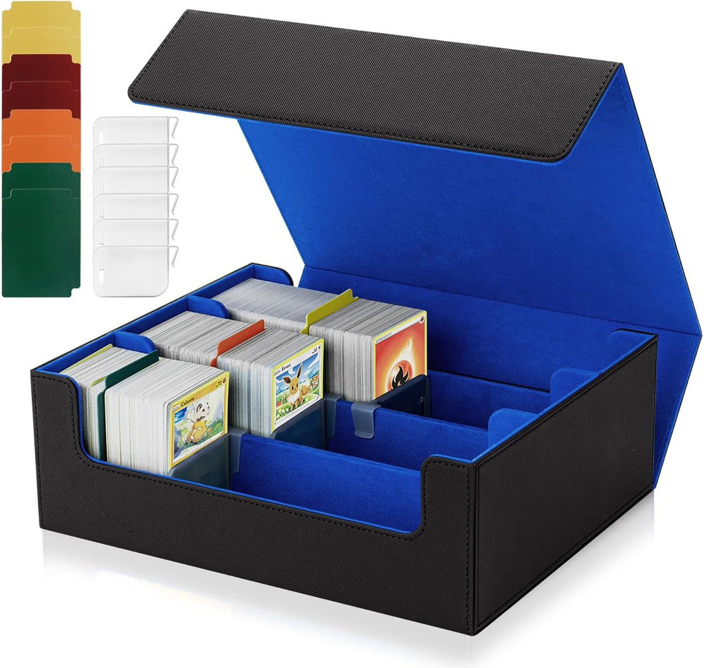 Sammelkarten-Aufbewahrungsbox für über 1800 Karten, 1800+blue