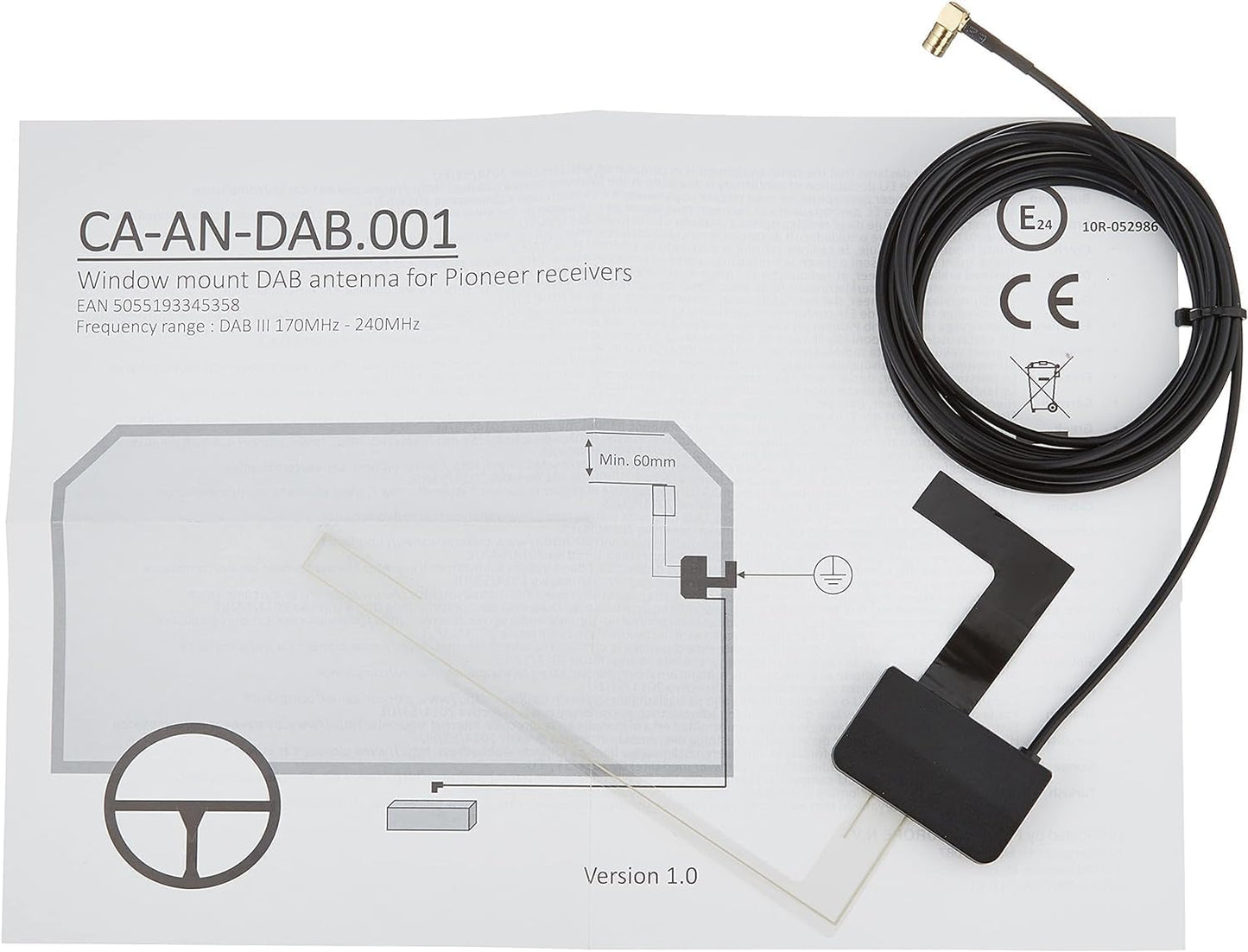 SPH-DA77DAB Mediacenter mit Touchpanel und DAB+, Inkl. Antenne