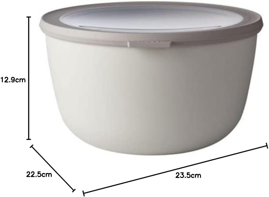 Multi Bowl Cirqula, 3000 ml, Nordic White