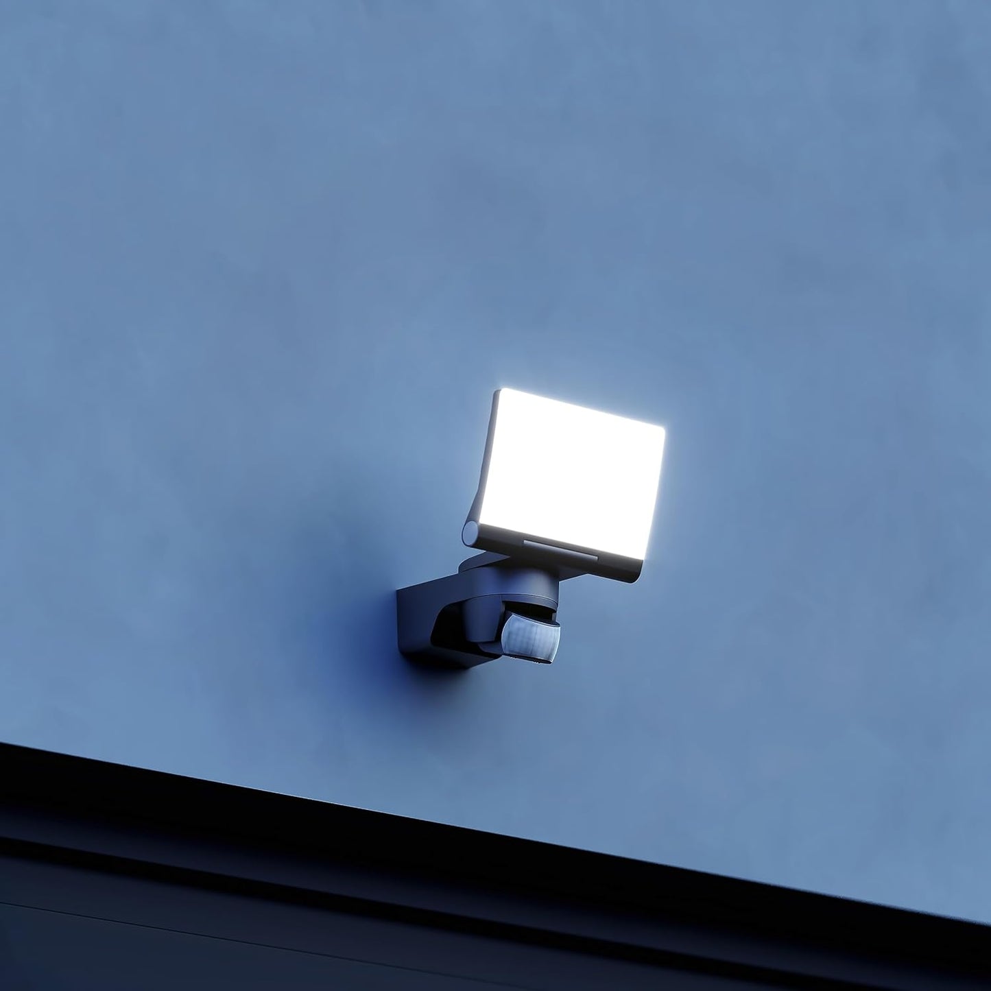 LED-Strahler XLED Home 2 S mit Bewegungsmelder, Schwarz Mit Bewegungsmelder