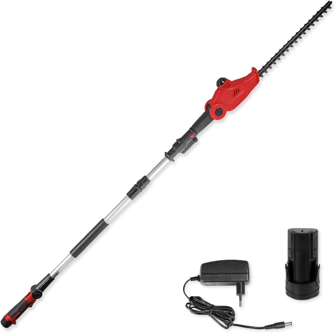 Akku-Teleskop-Heckenschere, 12V Teleskop Heckenschere