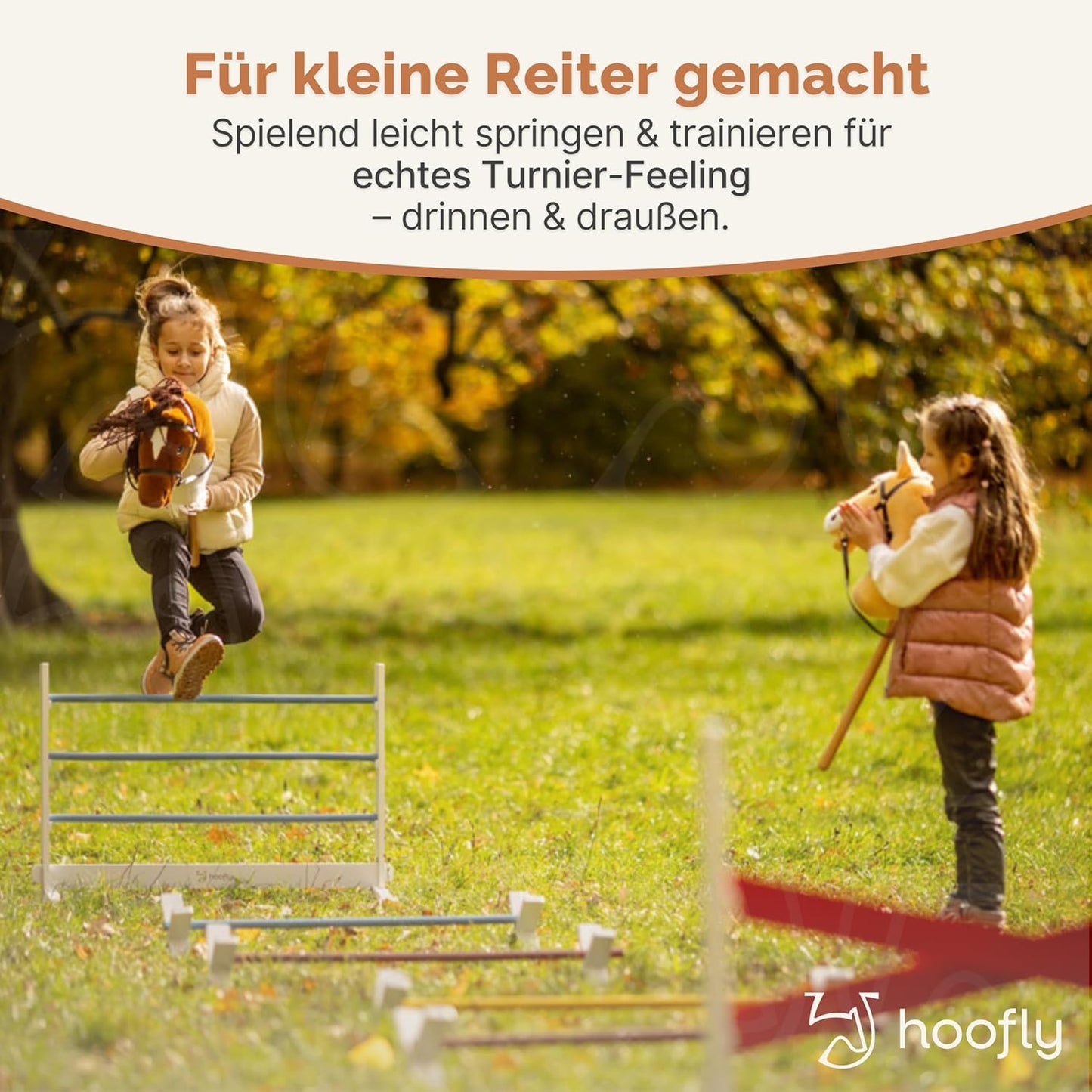 3-teiliges Hobby Horse Hindernis-Set für Kinder, Hindernis 3er-Set