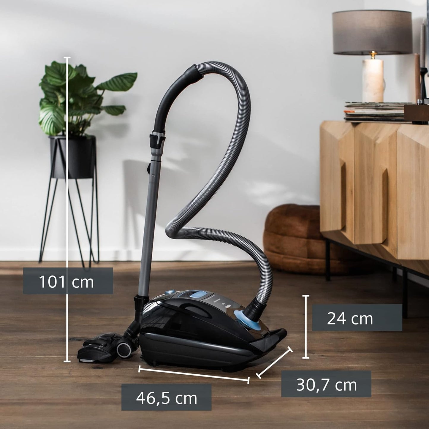 Staubsauger mit Beutel Q5.0 extreme silencePower, Single, Schwarz