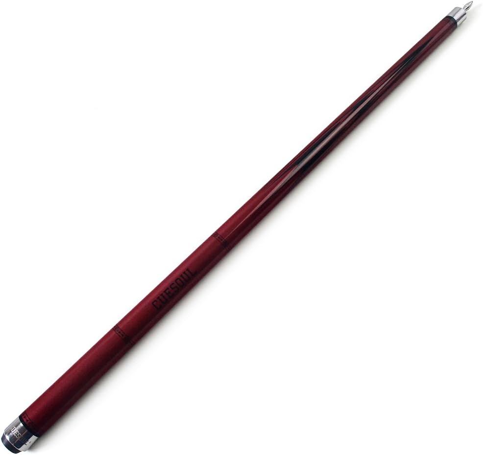 2-teiliger Billard Queue, 11.5mm Spitze, rot 11.5mm