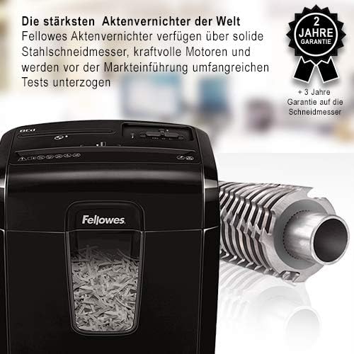 Aktenvernichter Powershred 8Cd, 8 Blatt|Single 8Cd – 8 Blatt – Cross Cut – 14 Liter Papierkorb