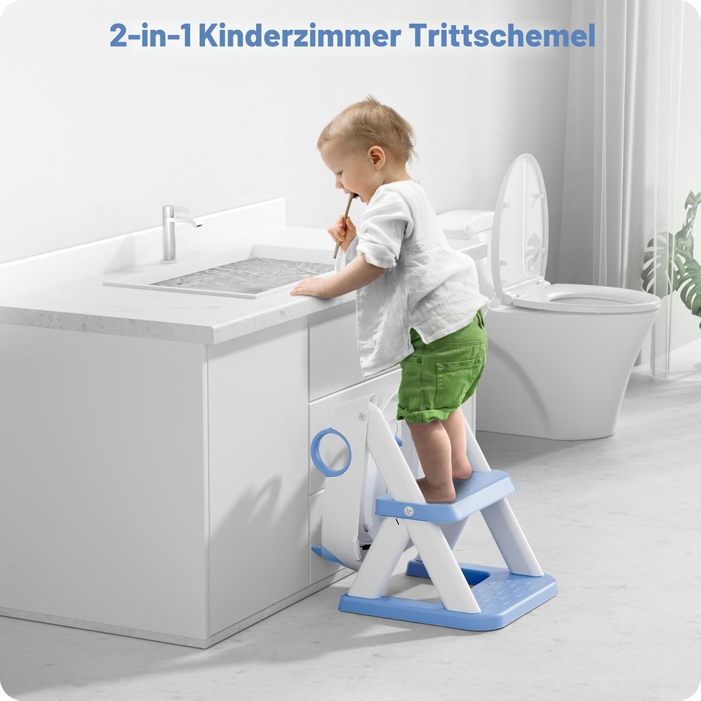 Kindertoilettensitz mit Leiter