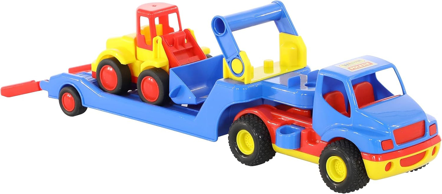 ConsTruck - Tieflader-LKW mit Schaufellader