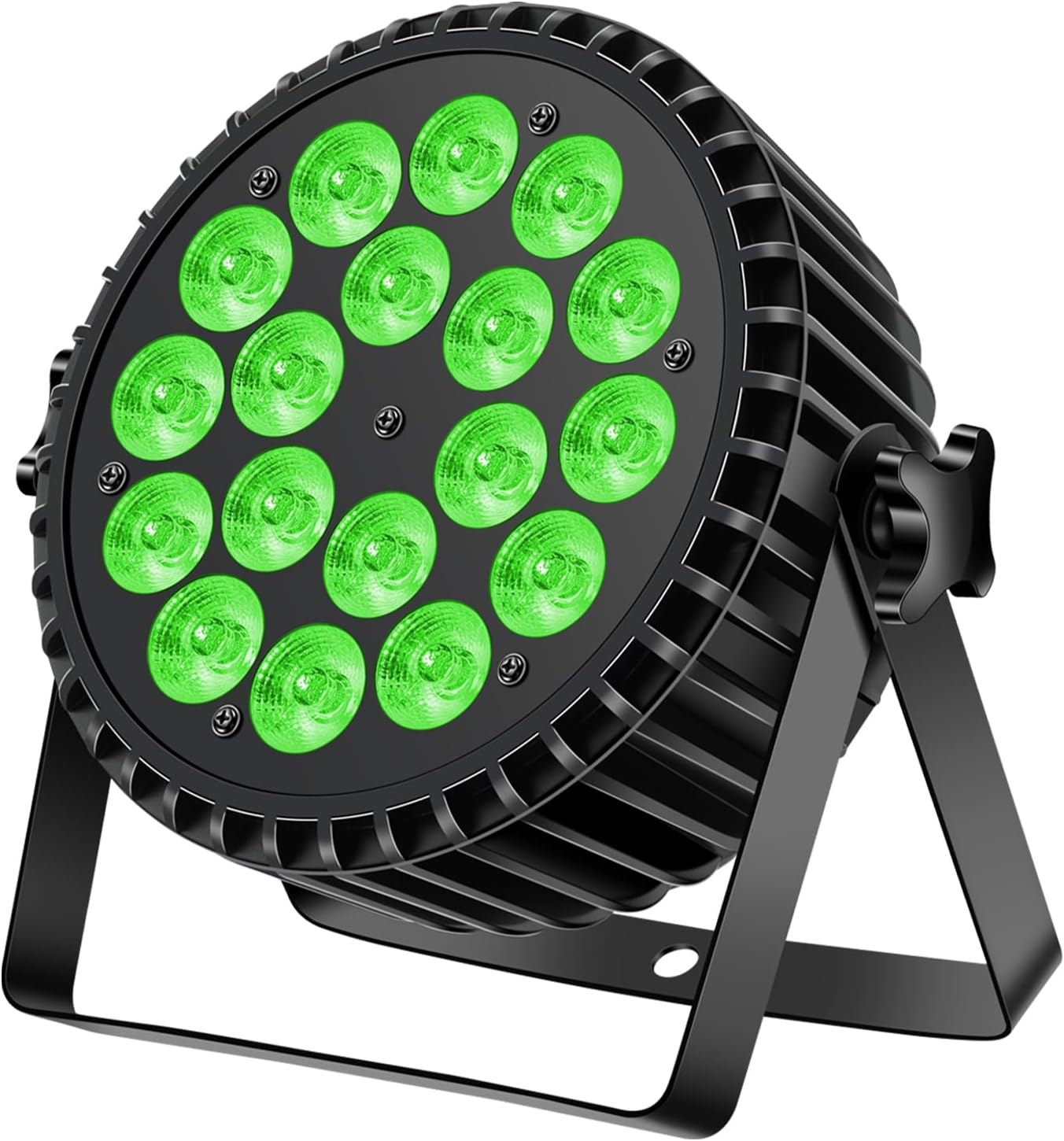 LED Par Scheinwerfer, Schwarz 1er-Pack