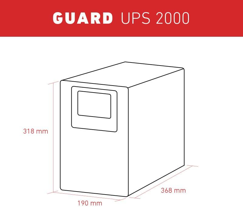 UPS Unterbrechungsfreie Stromversorgung Guard 2000VA
