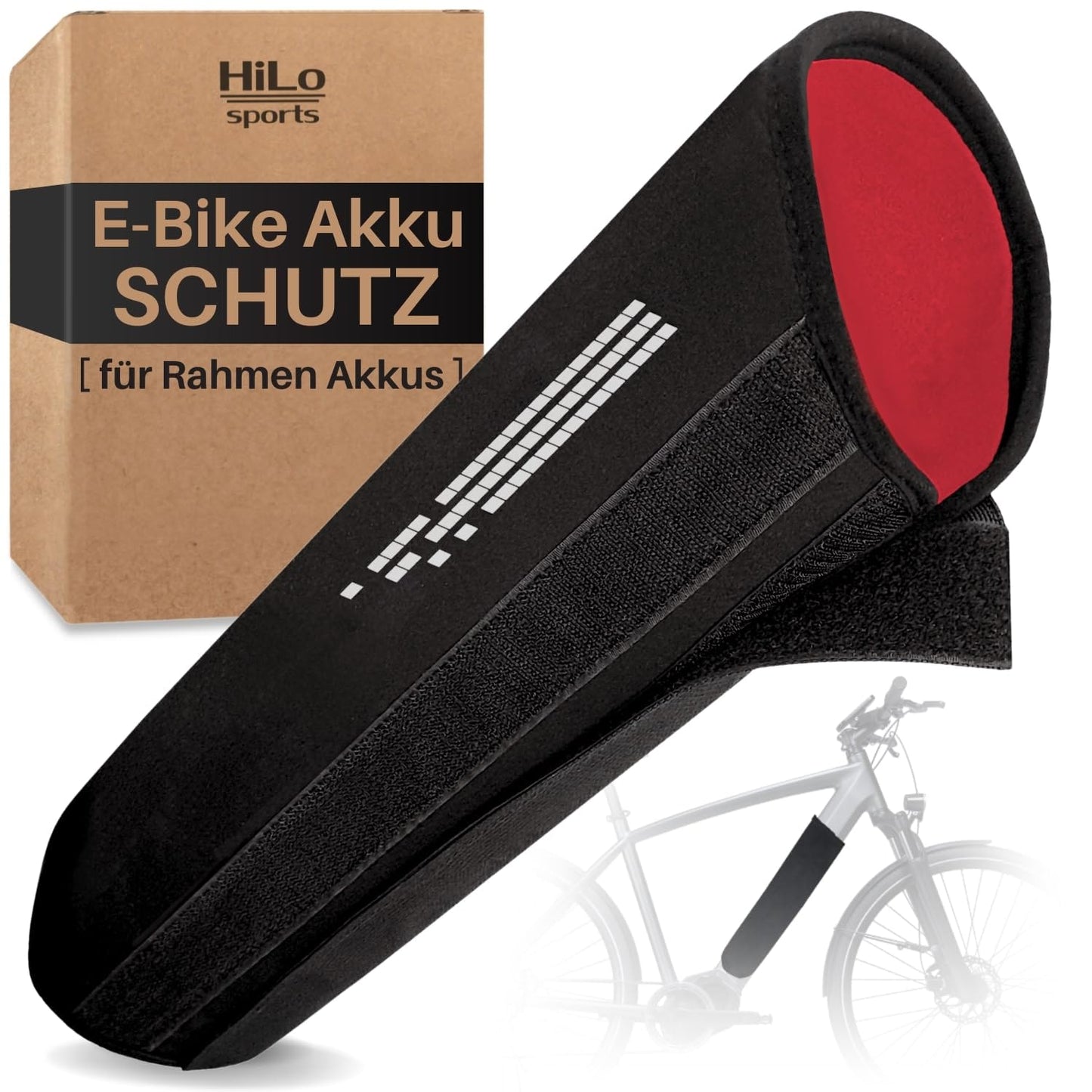 E-Bike Akku Thermoschutzhülle, Rot