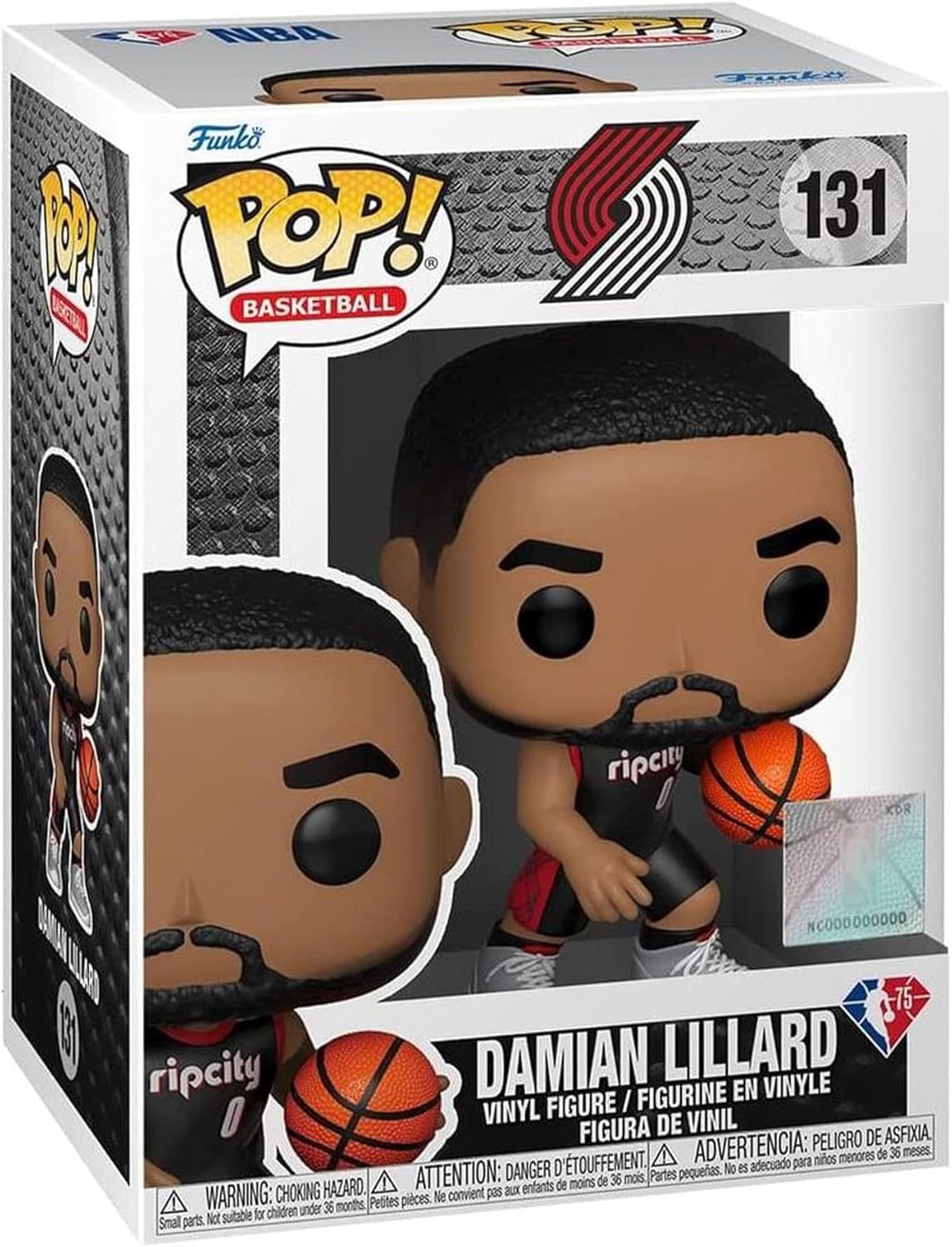 POP! - NBA Legends: Damian Lillard - White Jersey (Blazers)