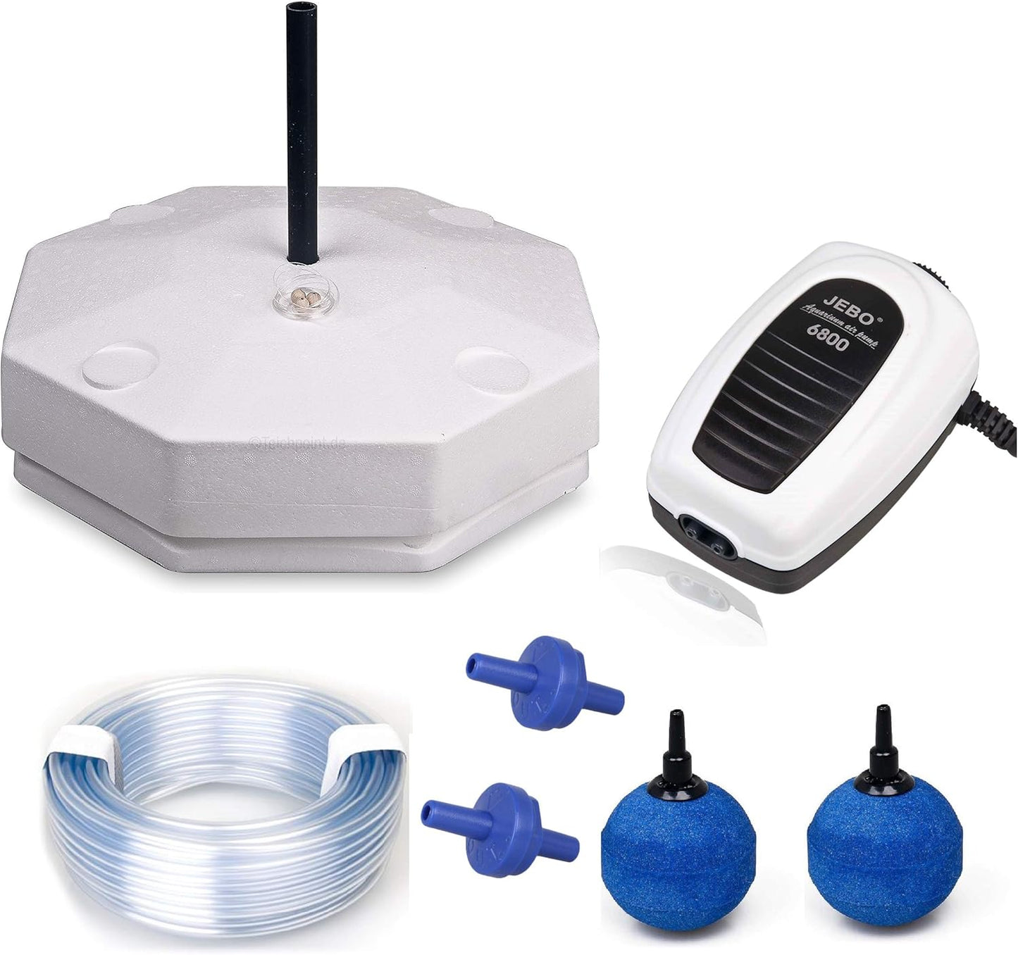 Teich Eisfreihalter Set mit Luftpumpe