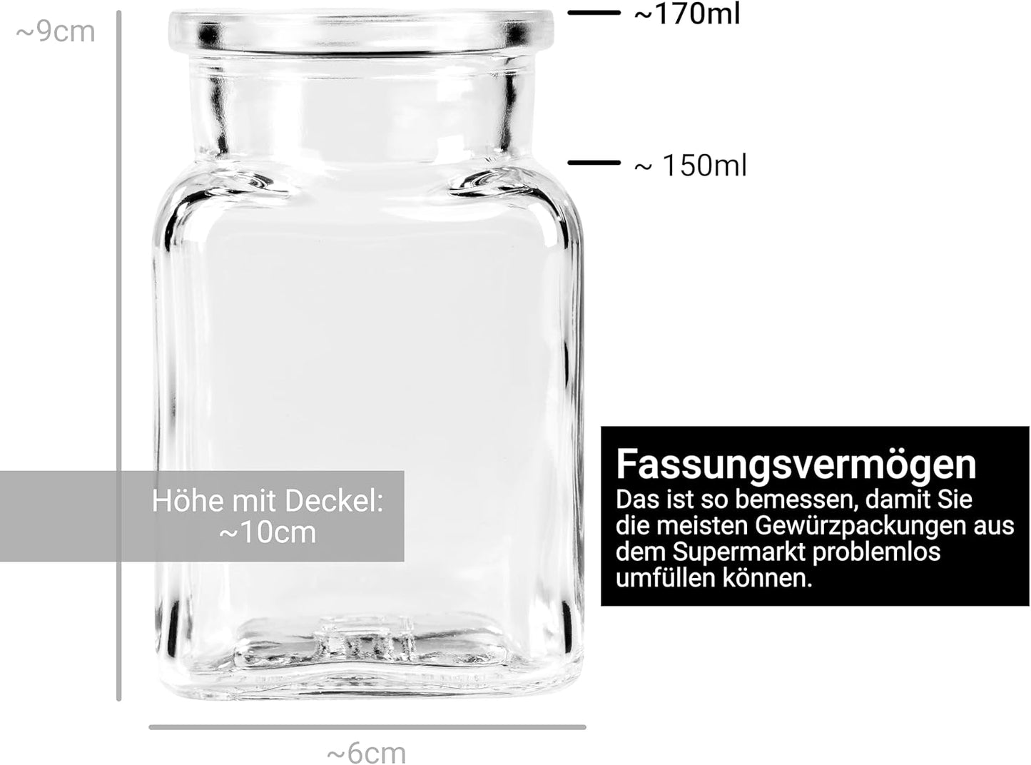 Gewürzgläser-Set (15 Stück)