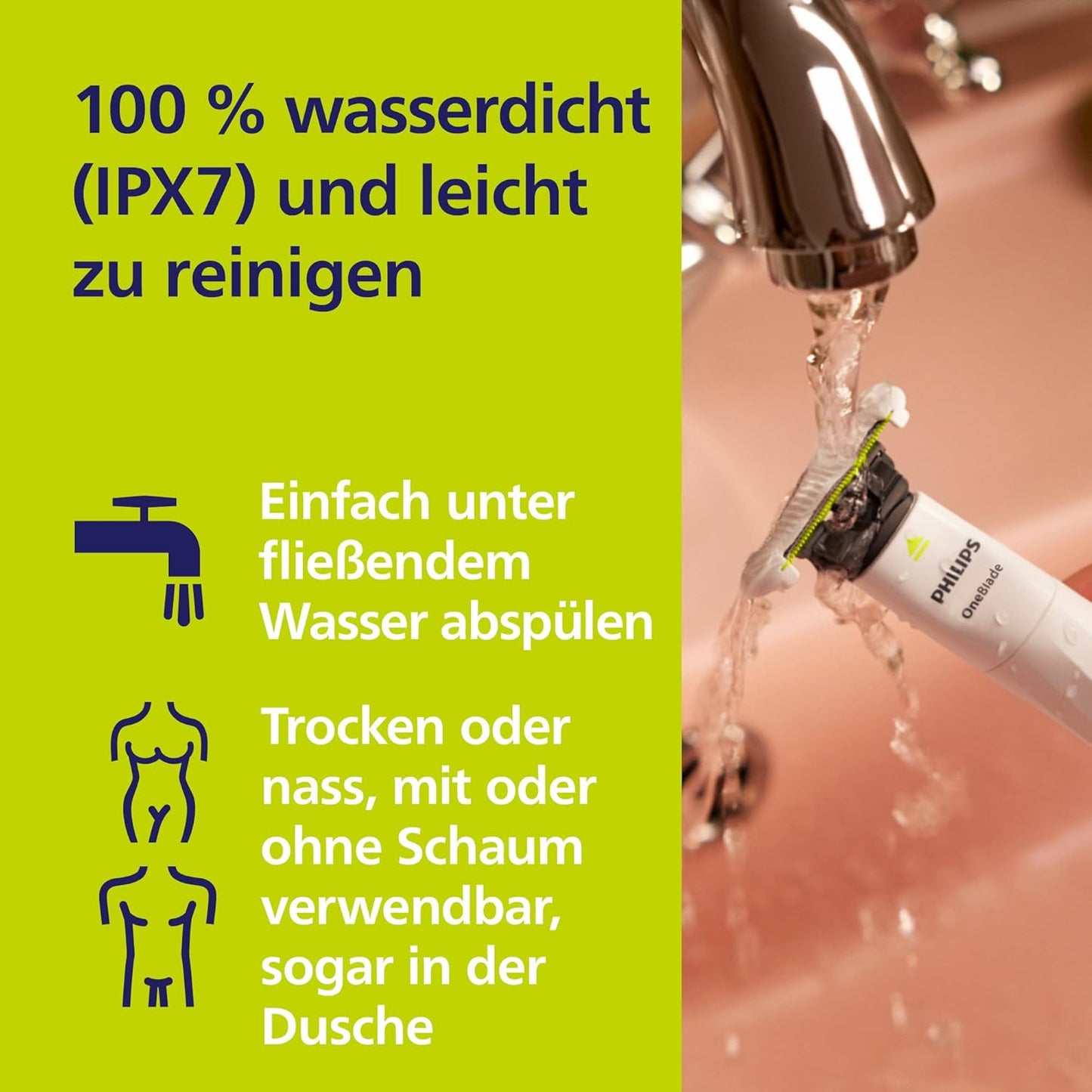 OneBlade Intimate Rasierer und Trimmer mit Hautschutz