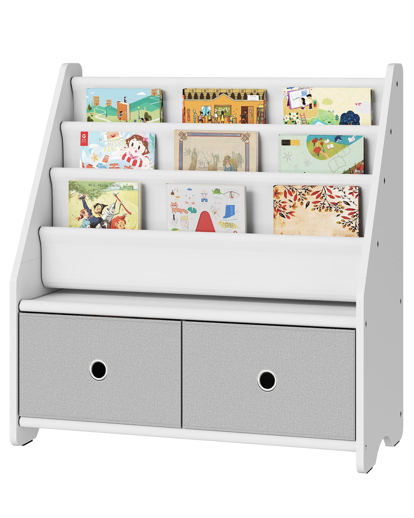 Kinder Bücher- und Spielzeugregal mit Organizer