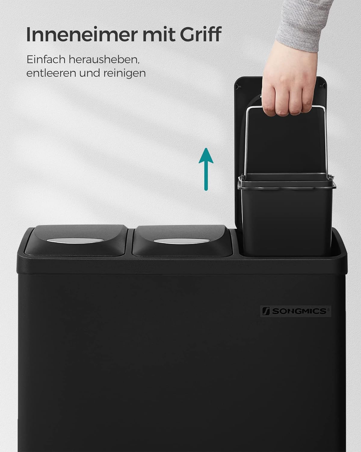 Mülltrennsystem, Schwarz