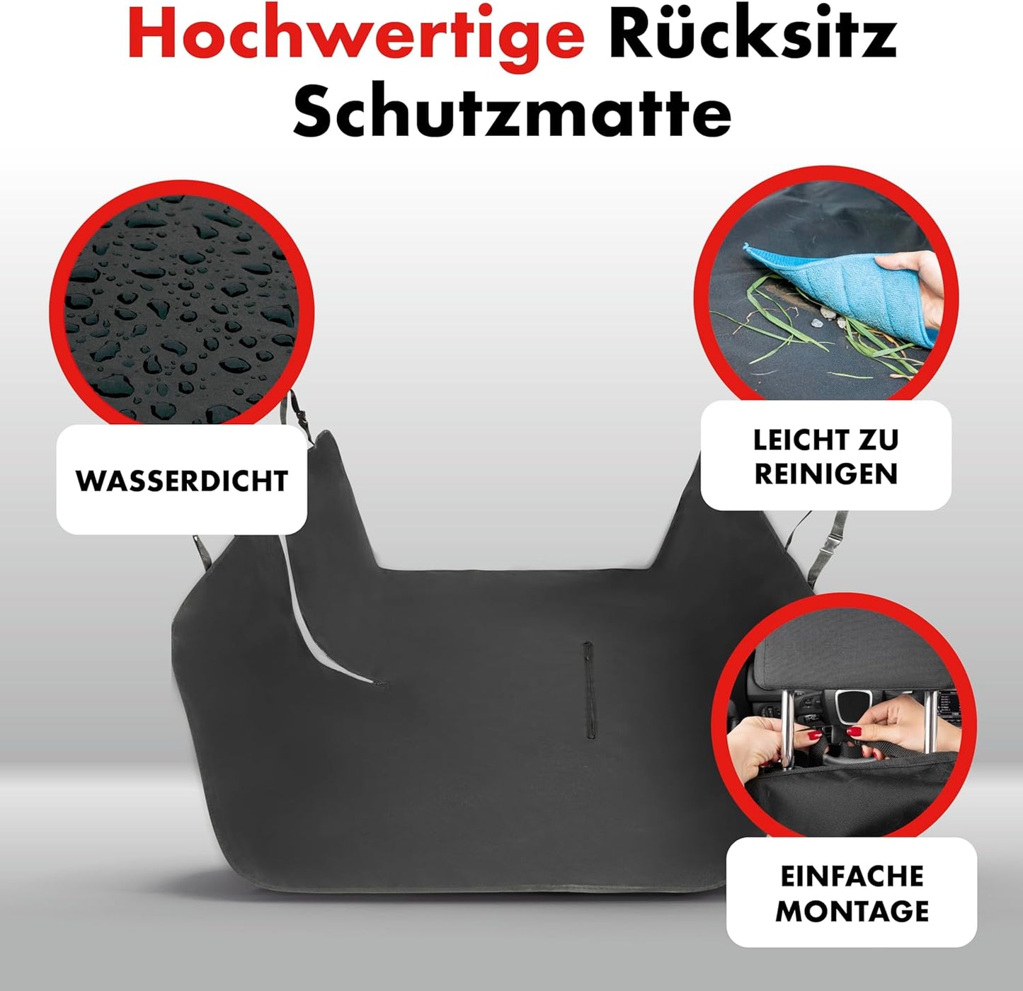 Autoschondecke, Rückbankschutz