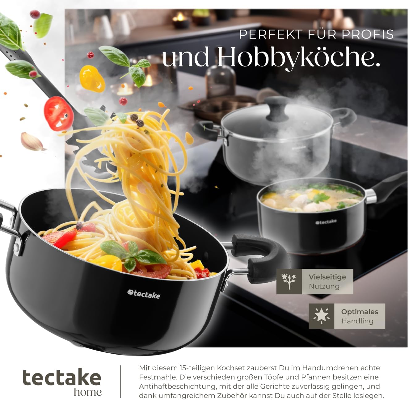 15-teiliges Kochgeschirr-Set