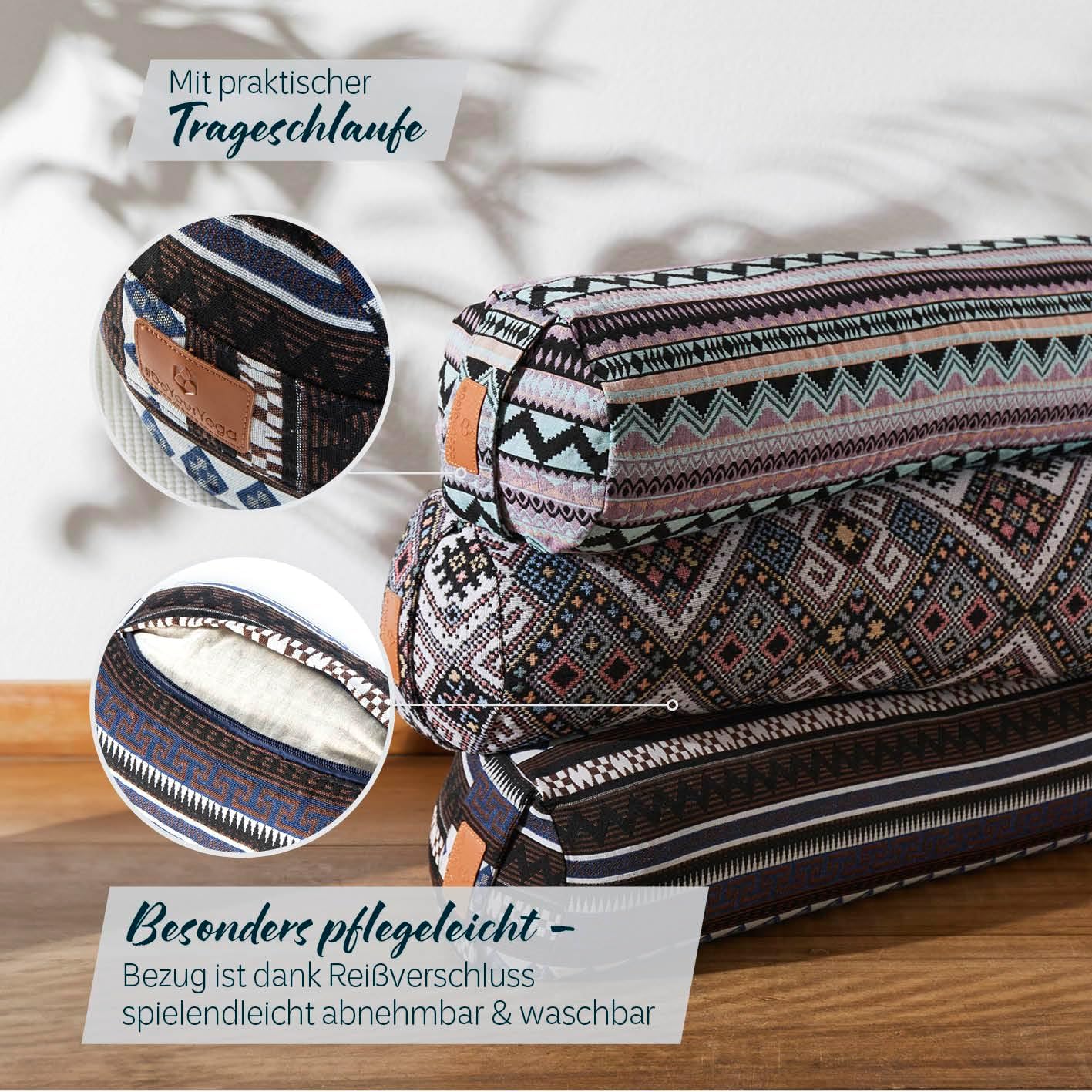 Yogabolster mit Bio-Füllung, Dinkelspelz Style 11