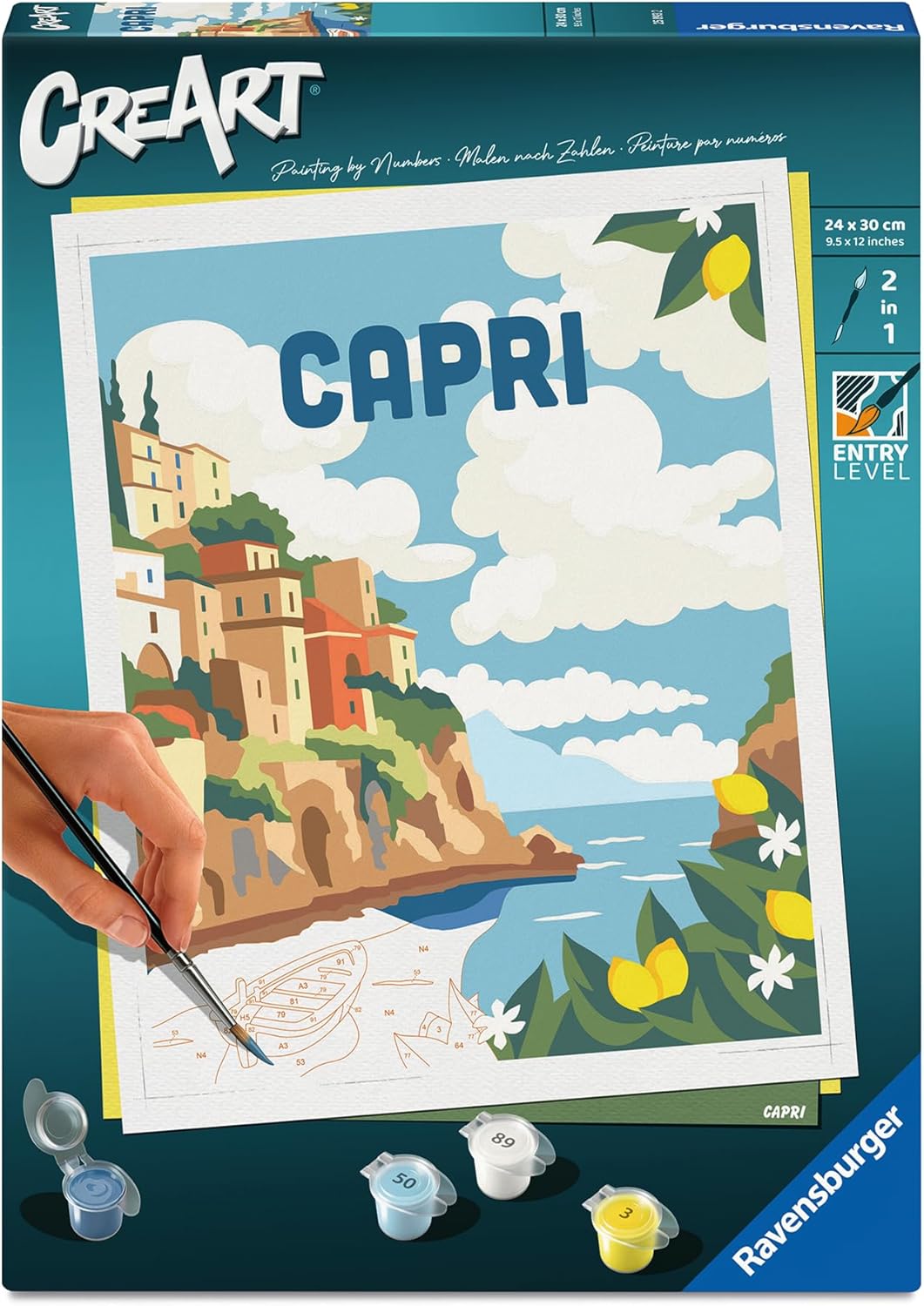 CreArt Adults Trend - Capri Malen nach Zahlen