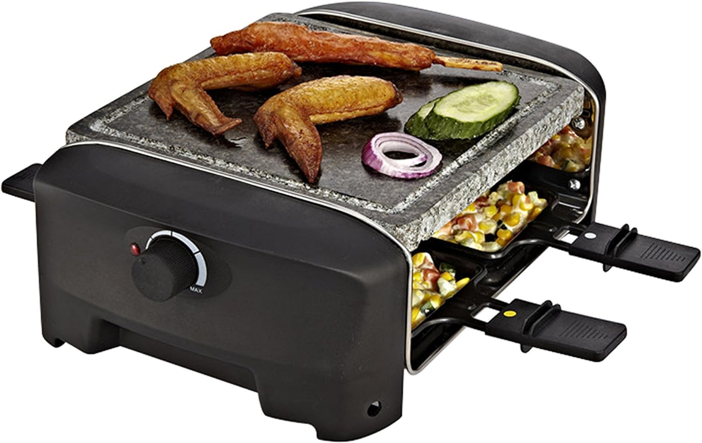 Stone & Raclette 162810, Steingrill, für 4 Personen