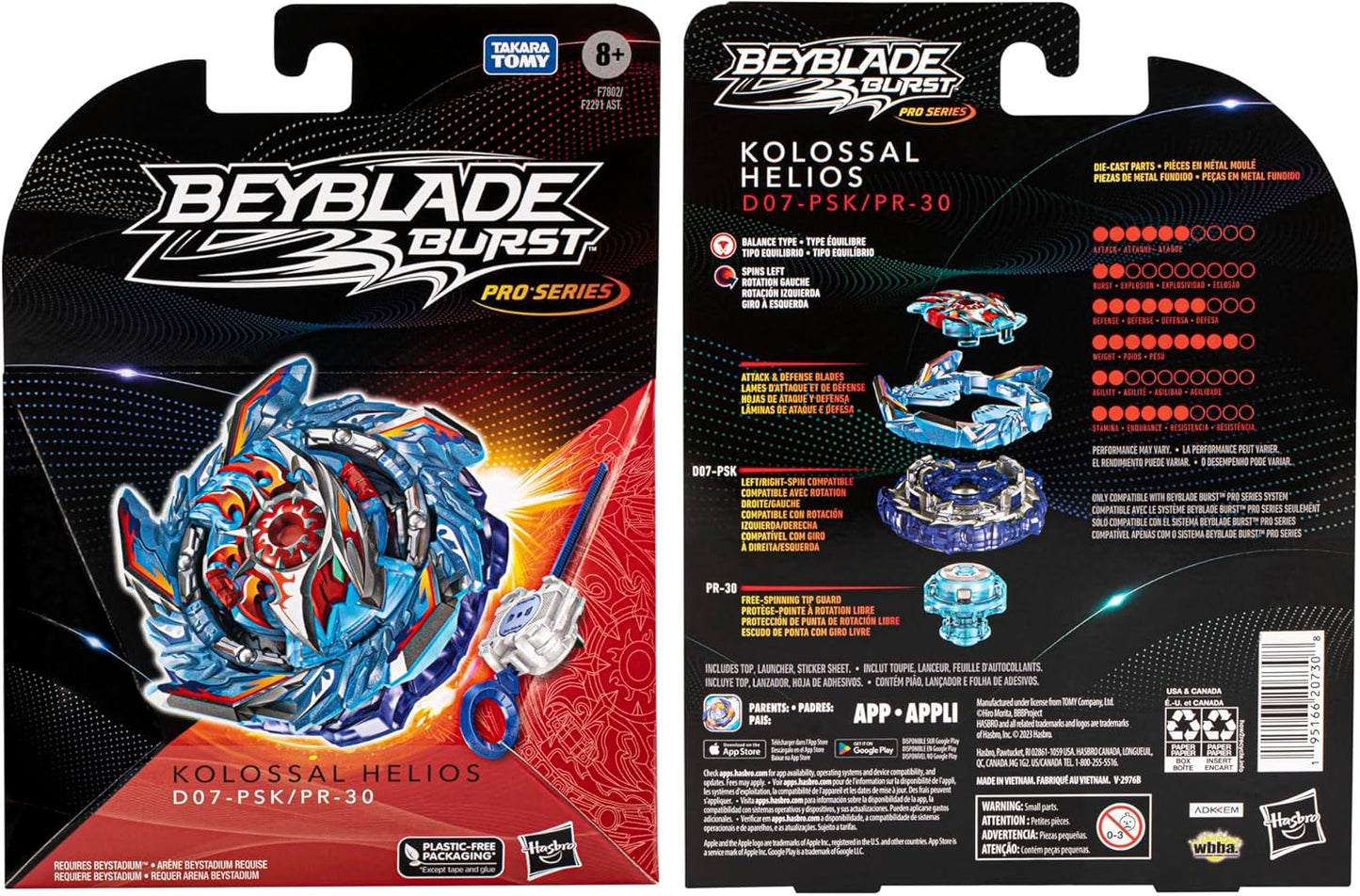 Kolossal Helios Beyblade Starter-Set