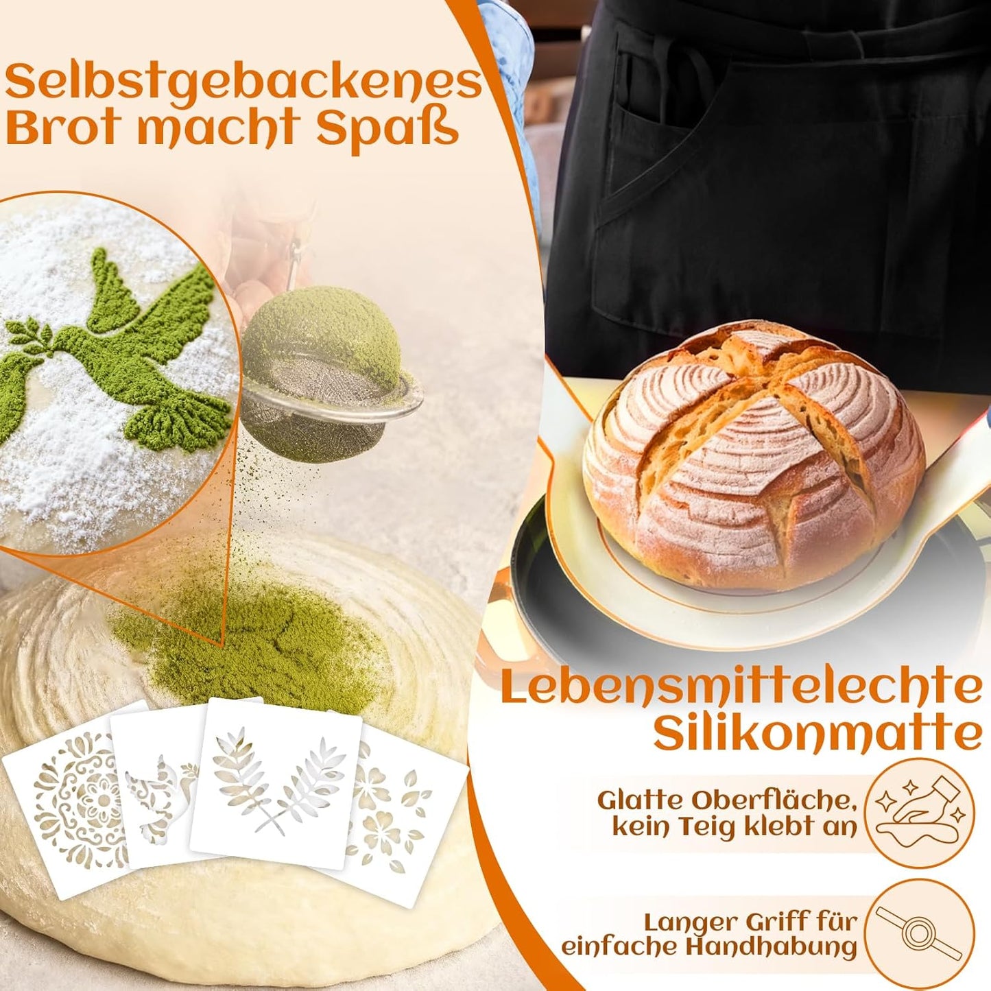 Gärkörbchen Starter-Set für Sauerteigbrot