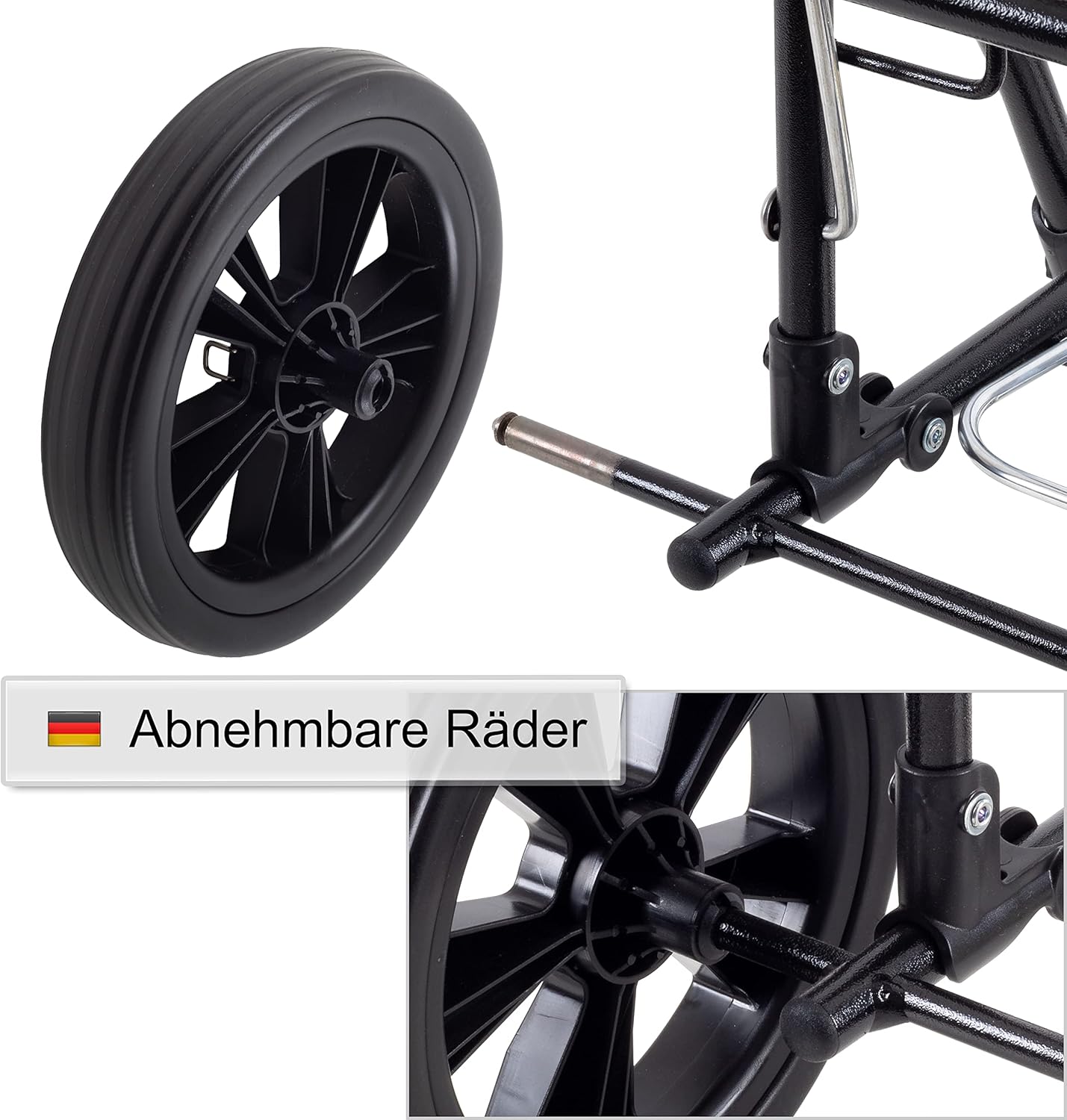 Höhenverstellbarer Einkaufstrolley Quattro Shopper Ipek mit abnehmbarer 49 L Einkauftasche, Apricot