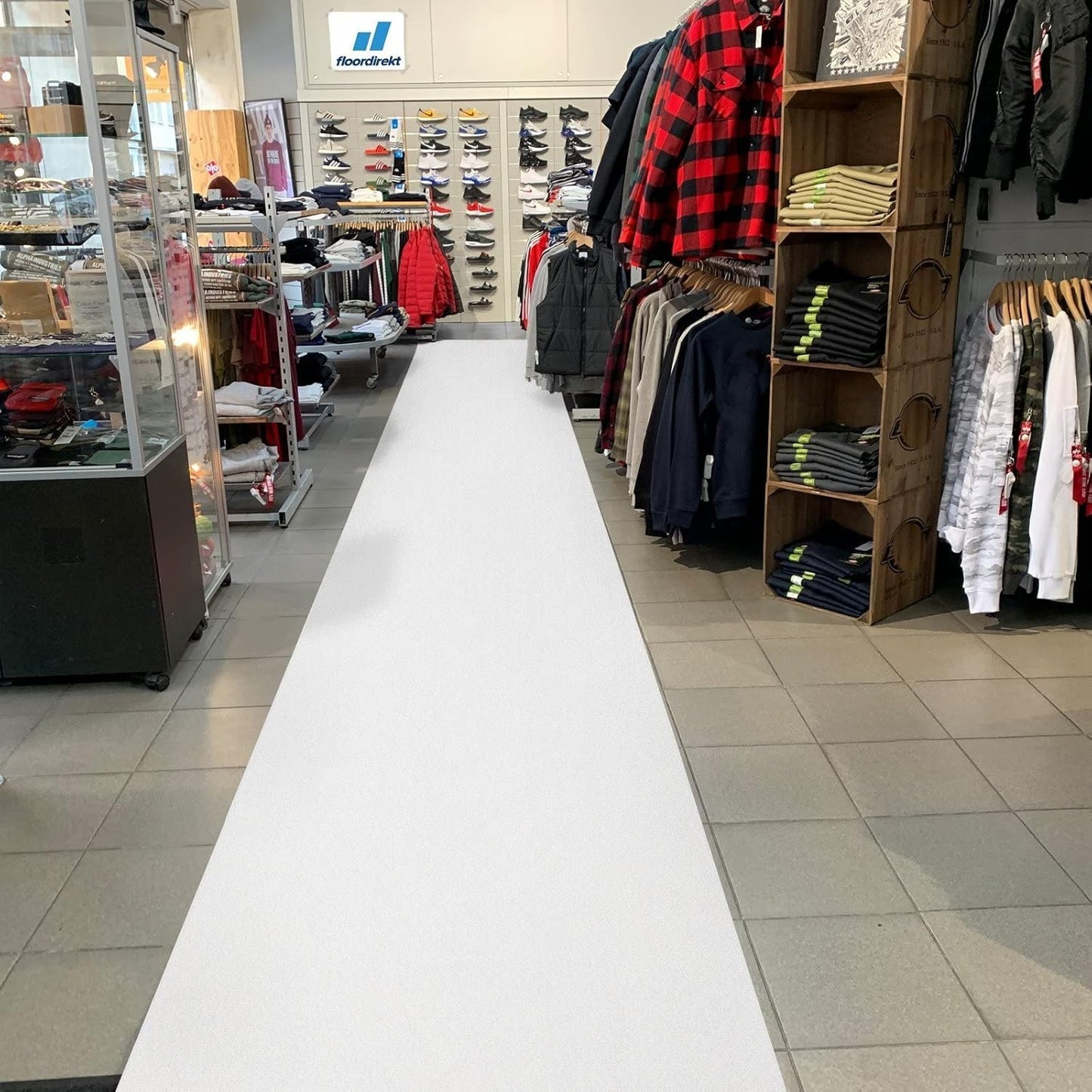 Hochzeitsteppich, 15m, Weiss 100 x 1500 cm