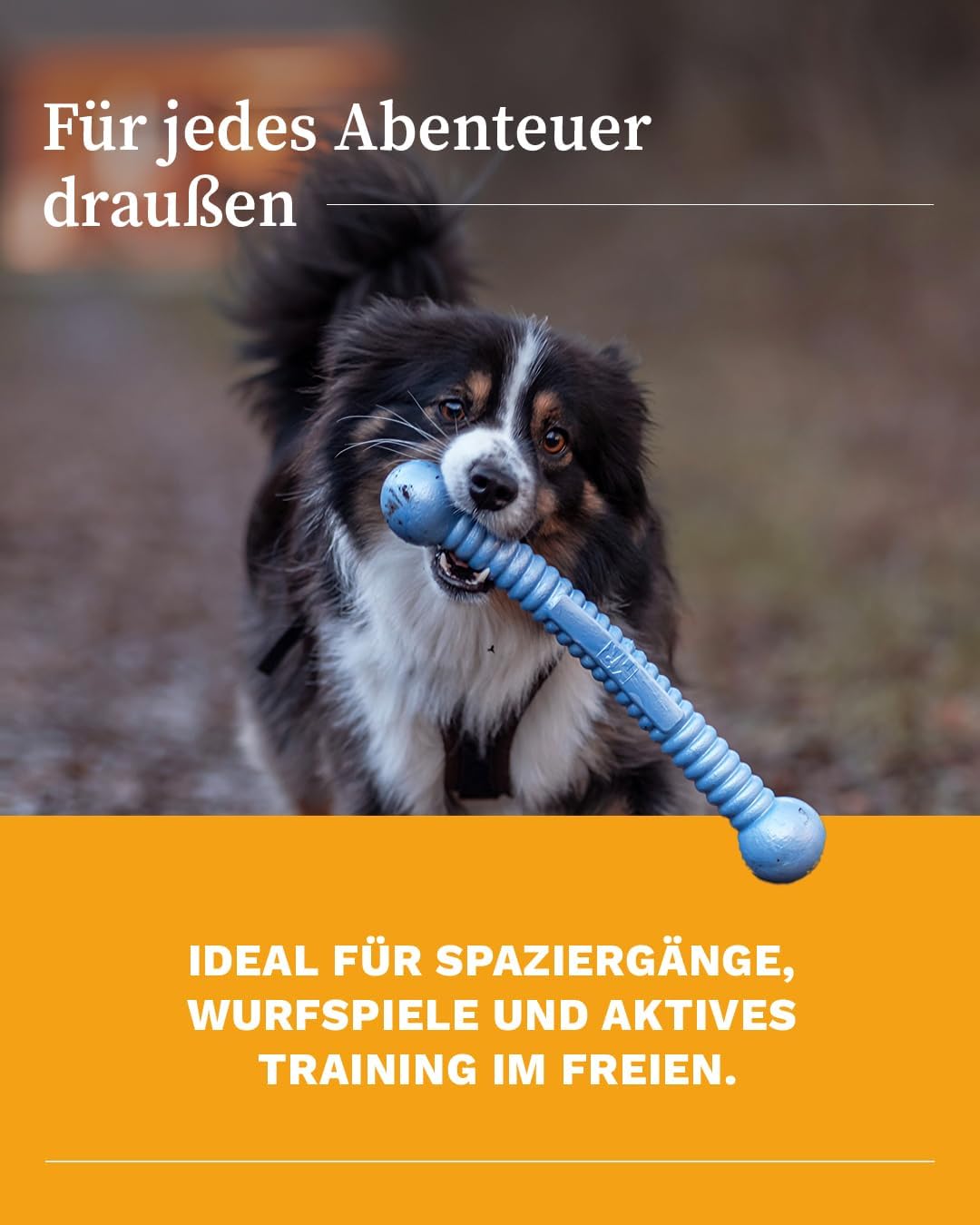 Funstix Apportierstab für Hunde, Neongelb L