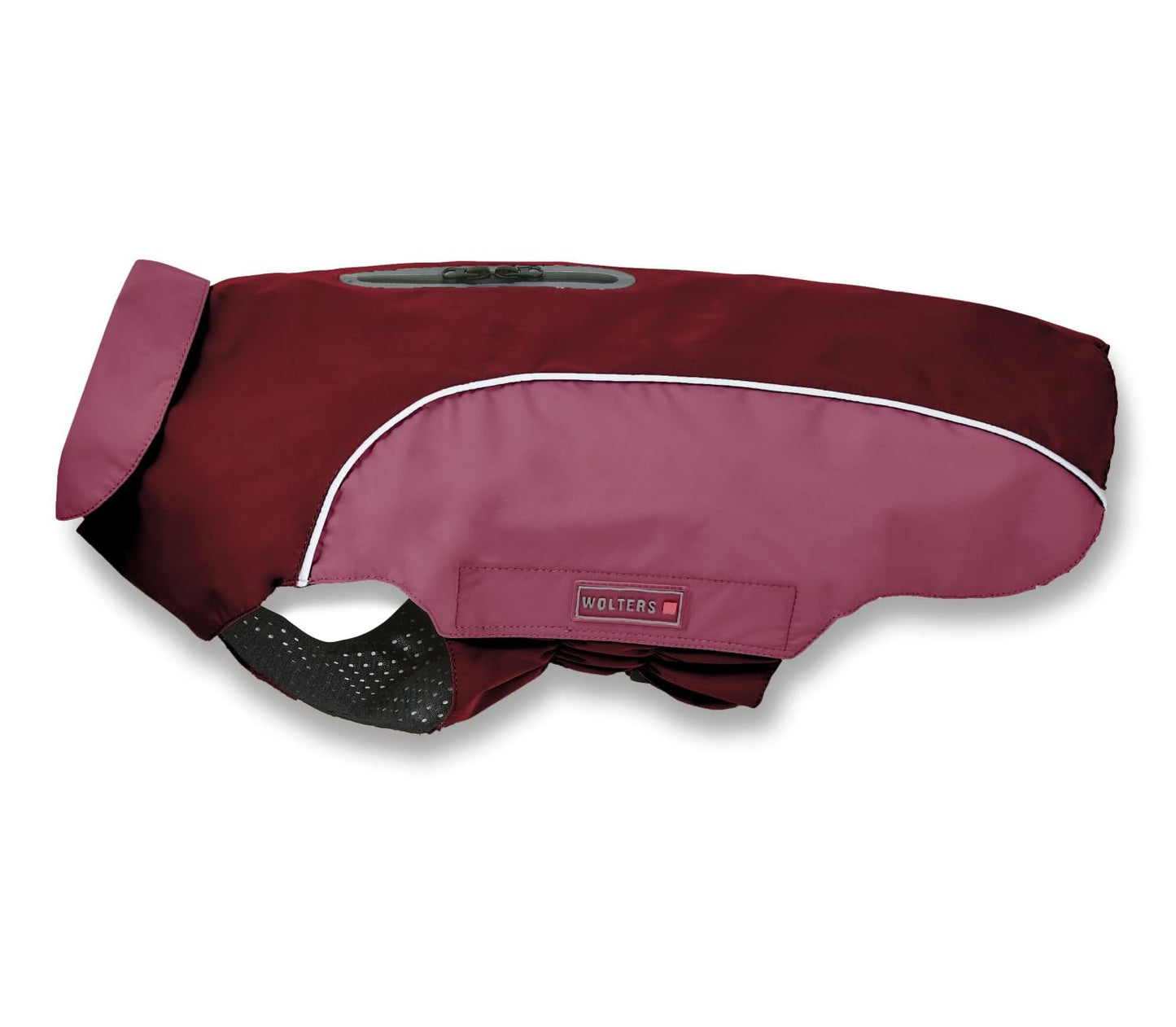 Regenjacke für Hunde, Dunkelrot Gr. 24 (24-26 cm)