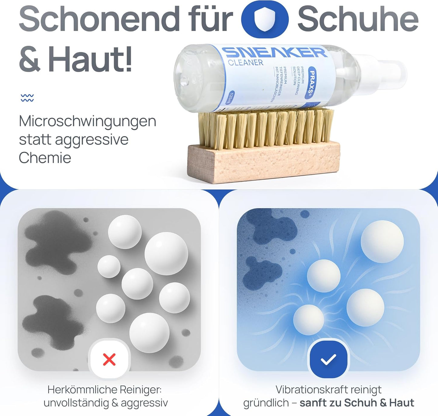 Sneaker-Reiniger-Set inkl. Bürste