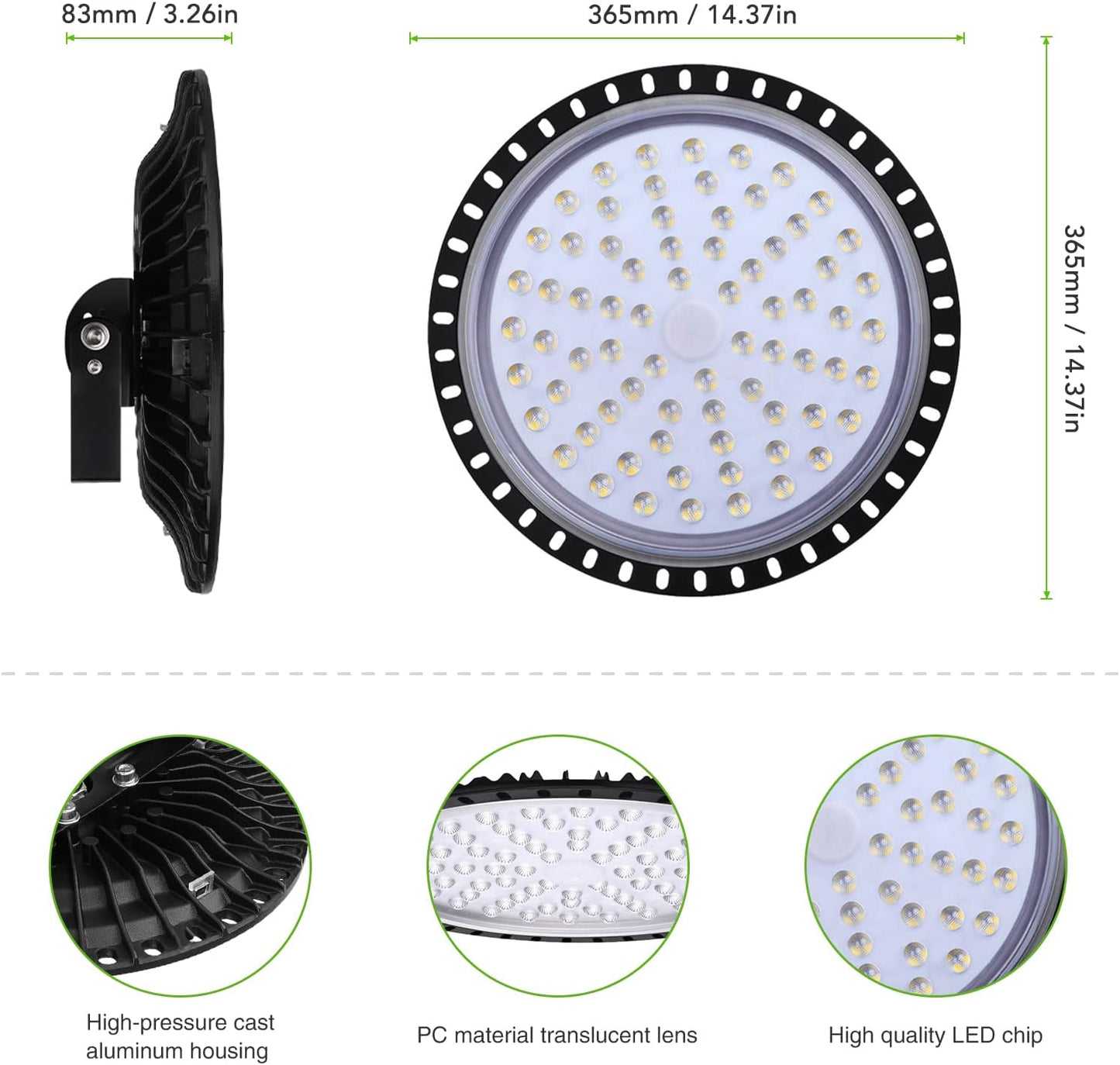 LED-Industrielampe, 1pcs 300W
