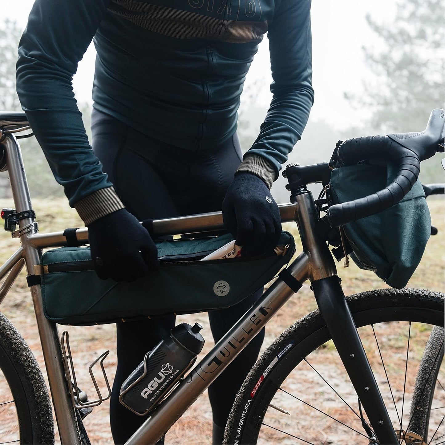 Tube Venture Rahmentasch, Army Green 5.5