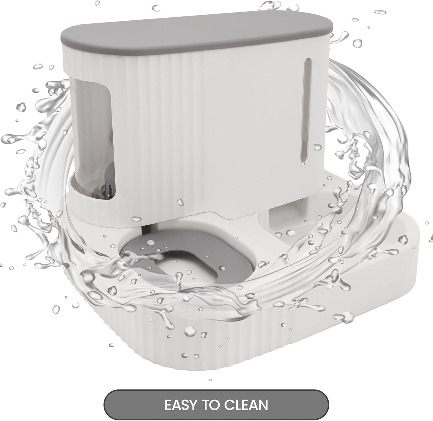 2-in-1 Schwerkraft Wasserspender und Futterautomat