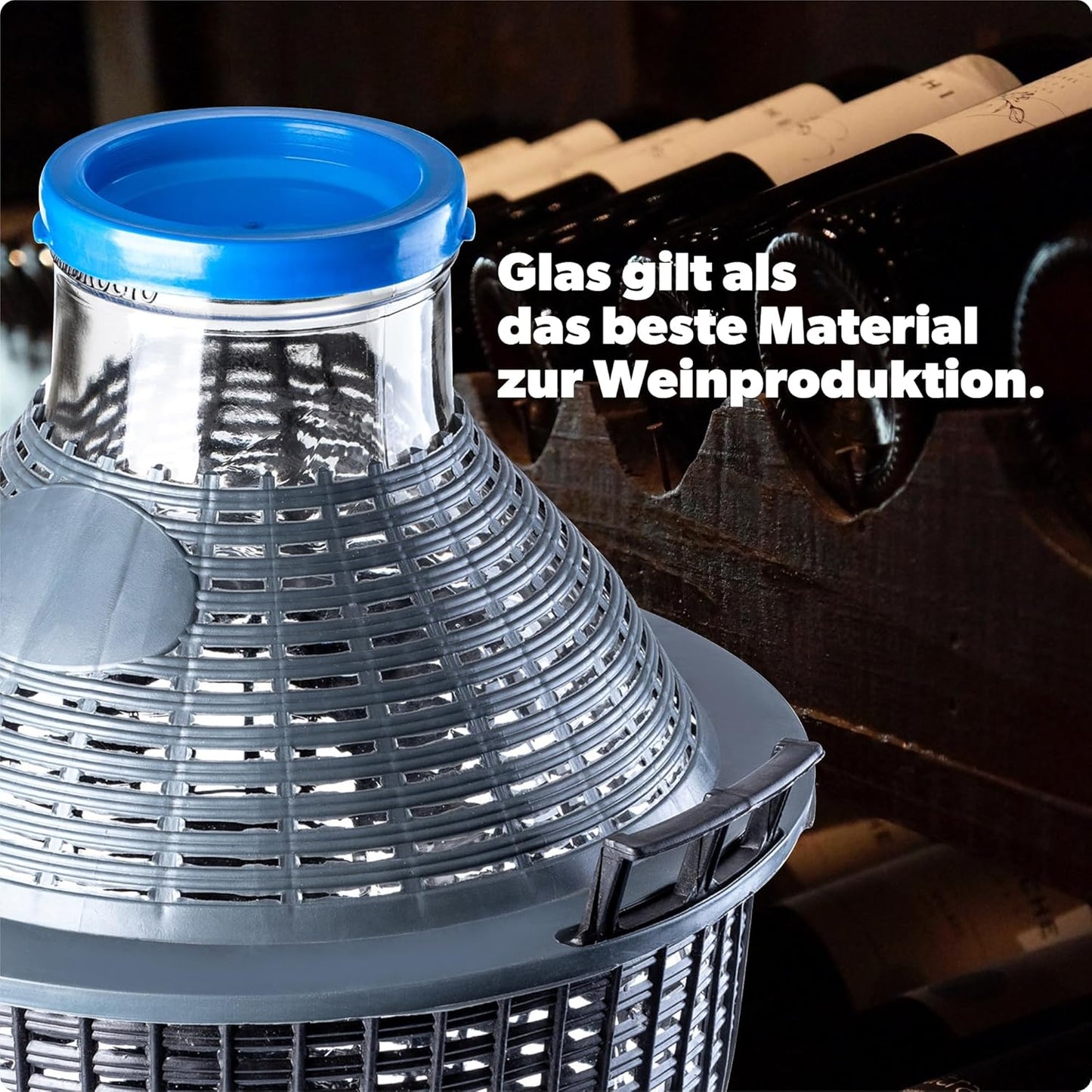Fermentierballon mit Gärbehälter, 10L