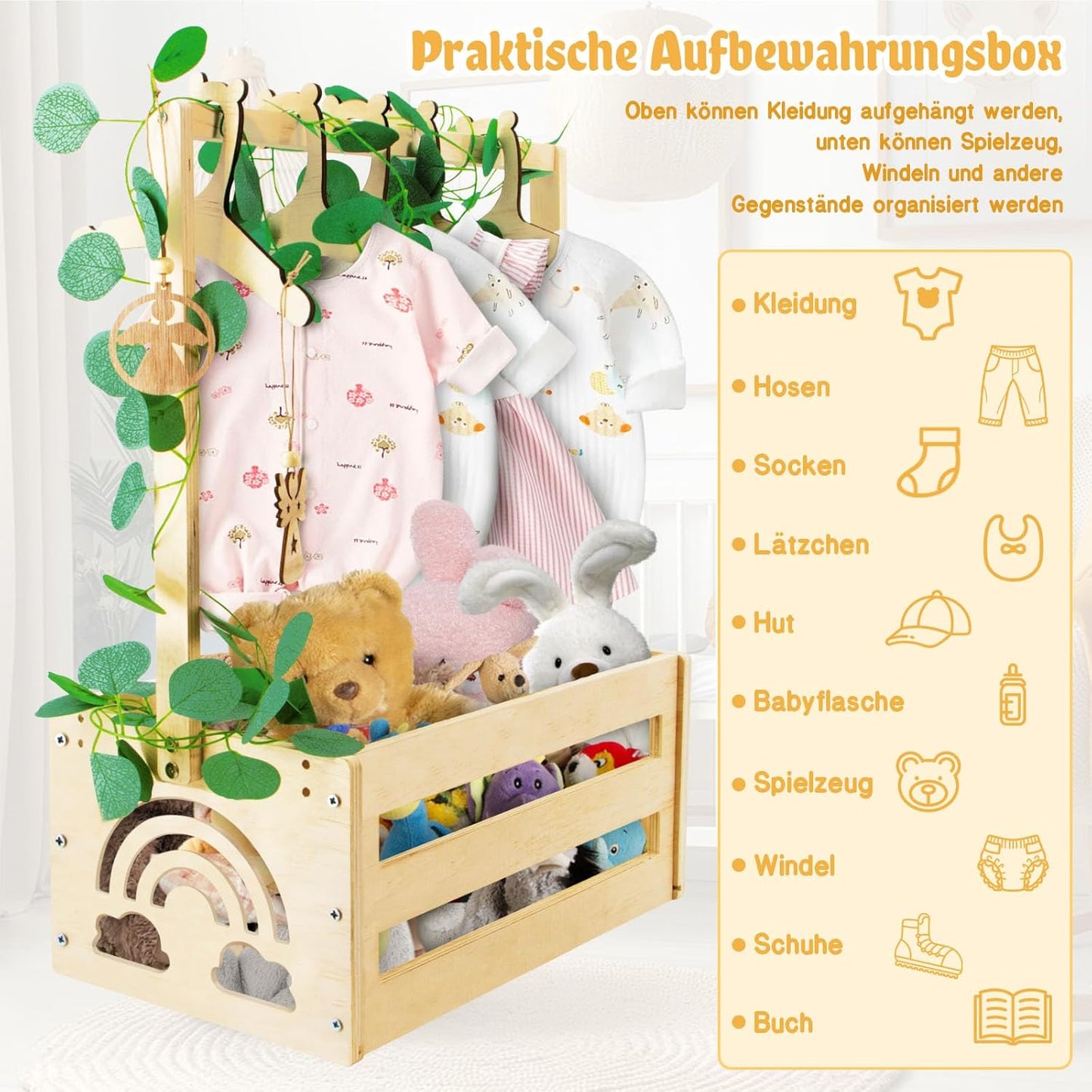 Baby-Geschenkkorb mit Griff