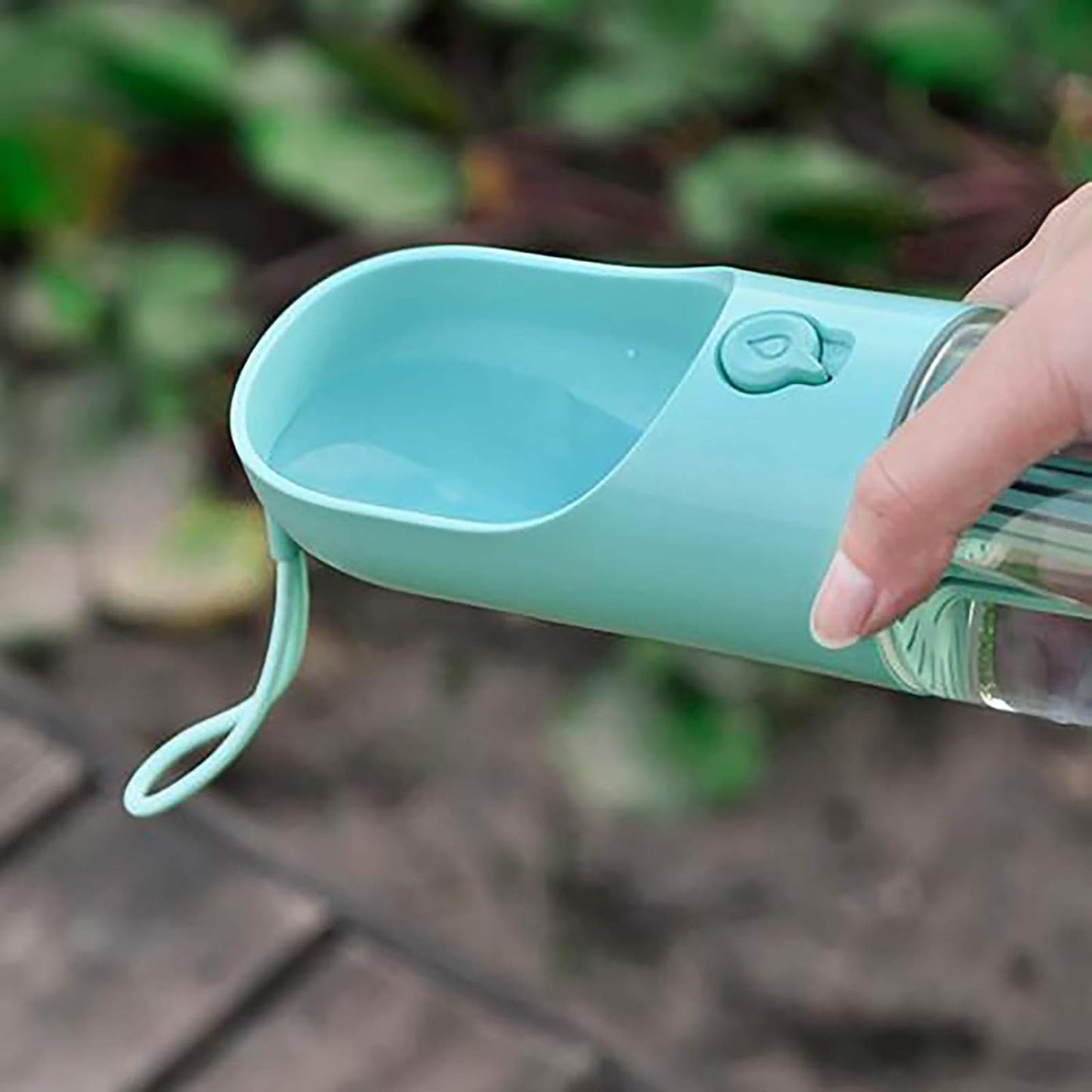 Hundetrinkflasche für unterwegs, Blau