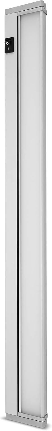 LED Unterbauleuchte, mit Schalter 58cm - 12W Silber