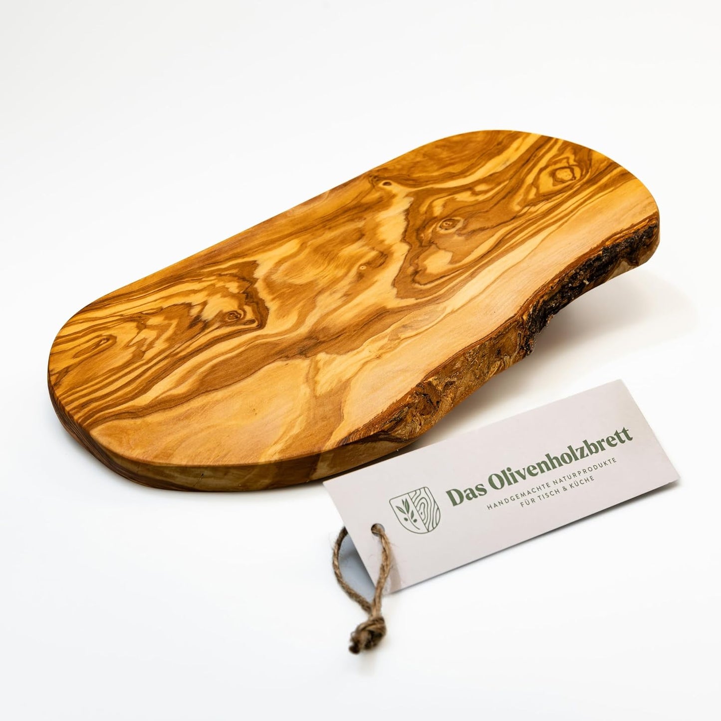 Schneide- und Servierbrett aus Olivenholz, 35 cm, 35L x 17B cm